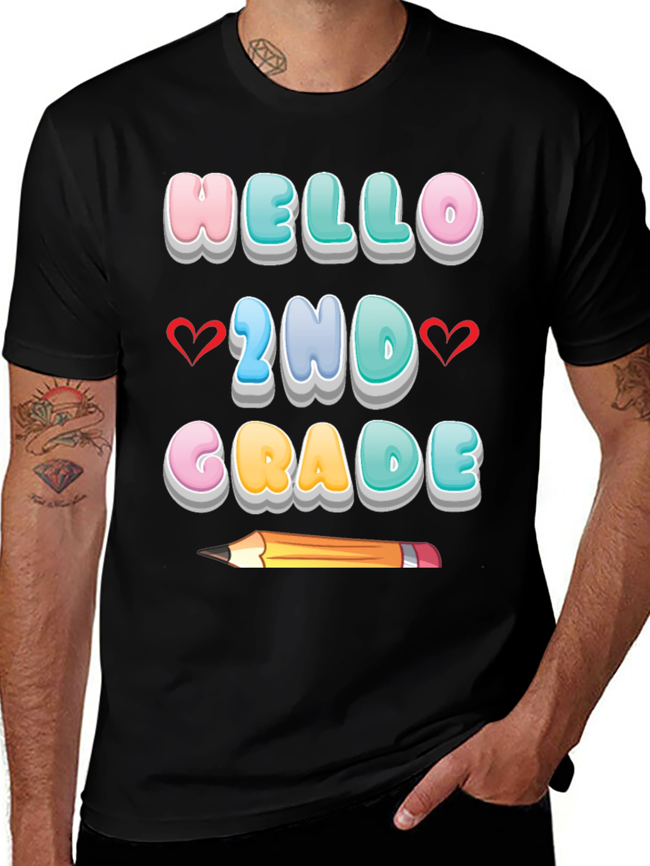 Hello 2nd Grade T-Shirt - Back to School Tee