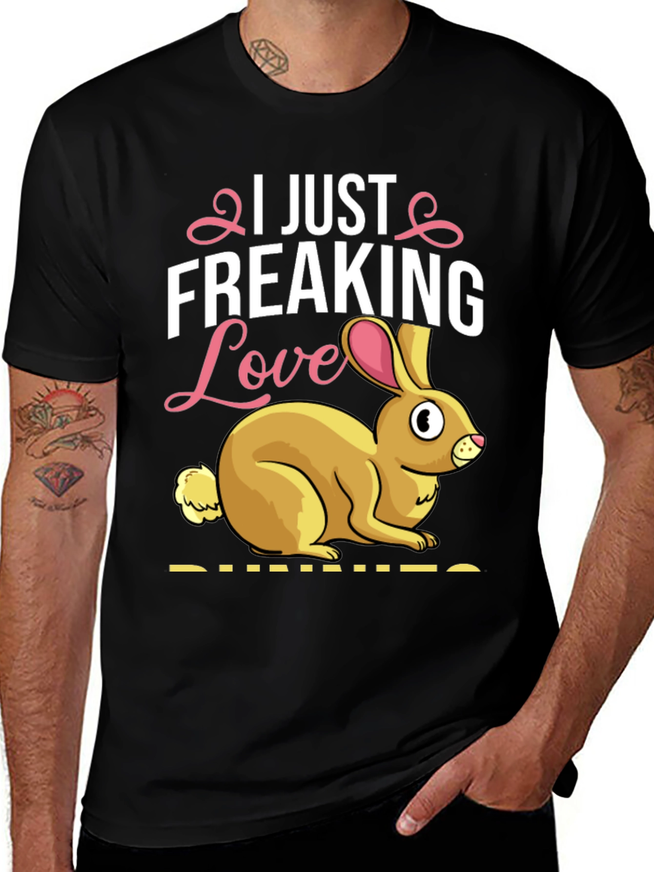 Variant 11 of I Just Freaking Love Bunnies T-Shirt, Easter Apparel