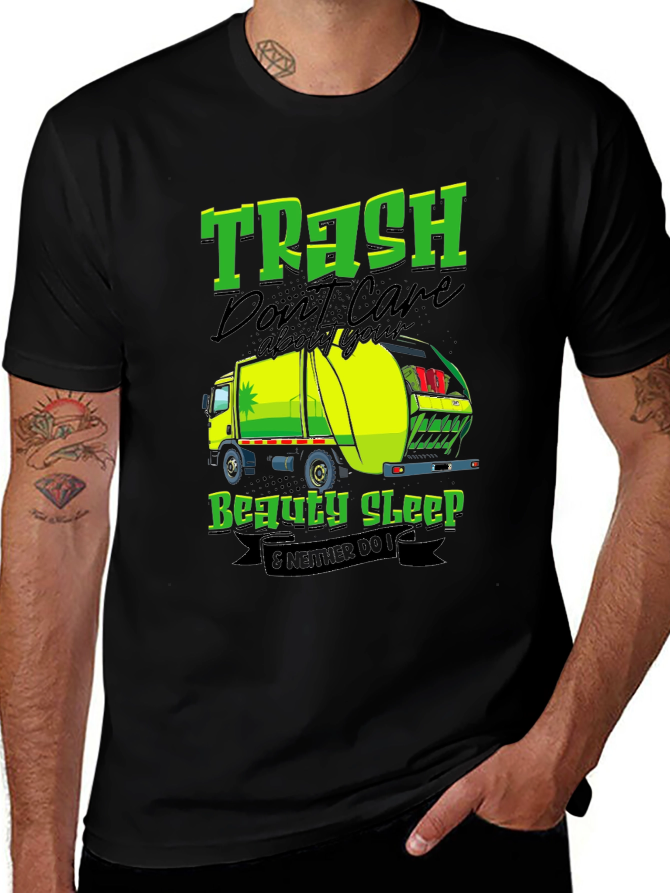 Variant 18 of Trash Don't Care T-Shirt - Beauty Sleep Tee