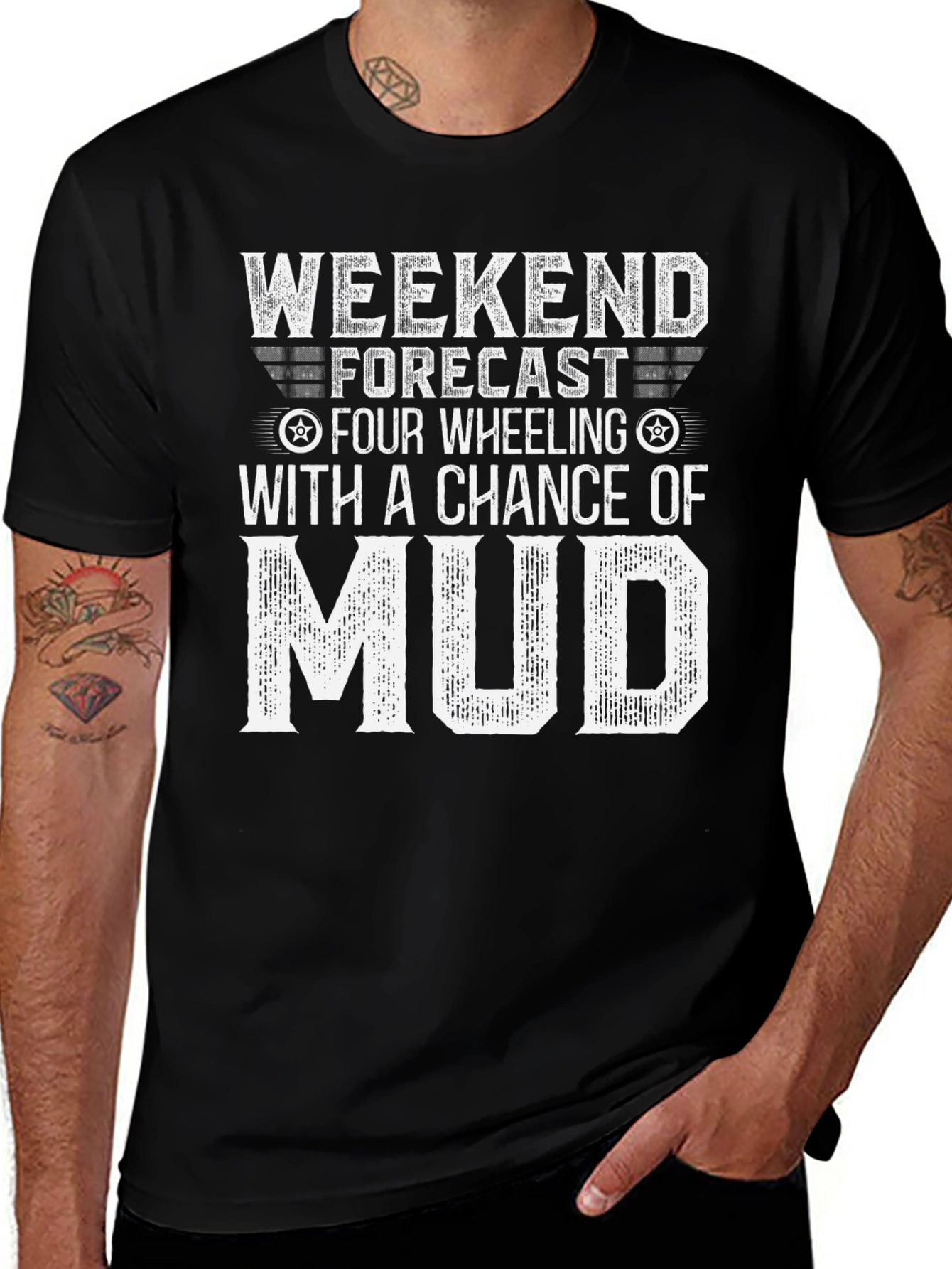 Weekend Forecast Mudding T-Shirt