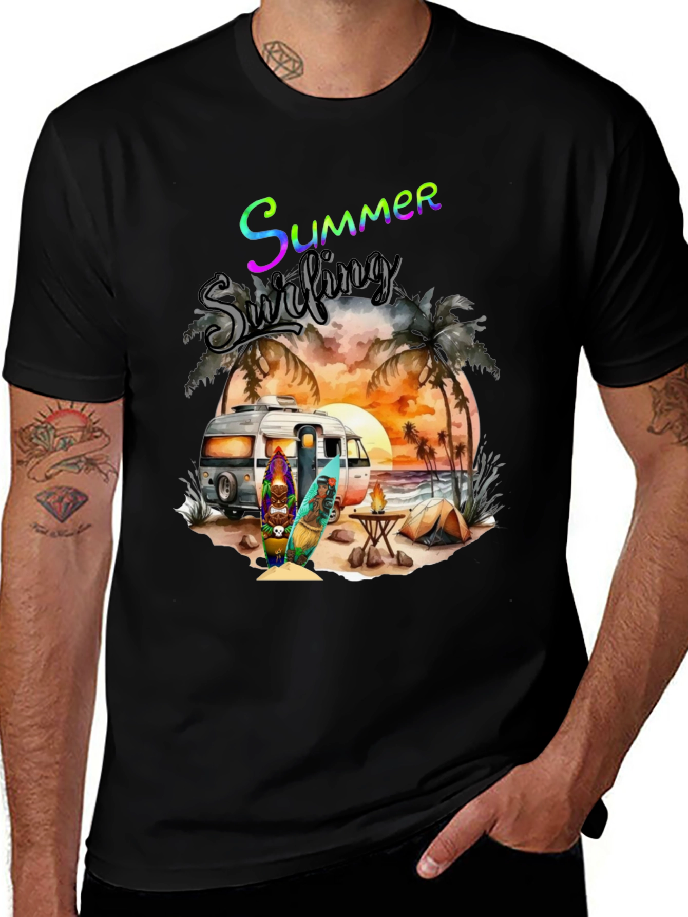 Variant 25 of Summer Surfing T-Shirt