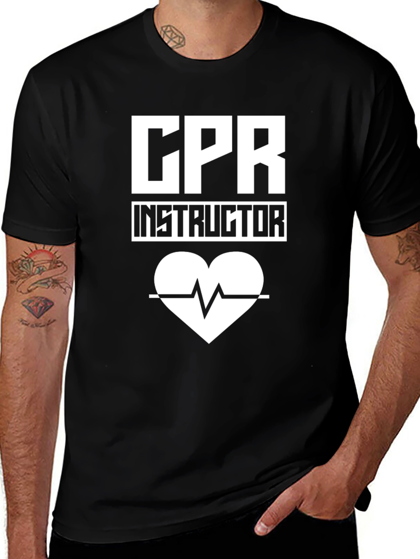 CPR Instructor Heartbeat T-Shirt