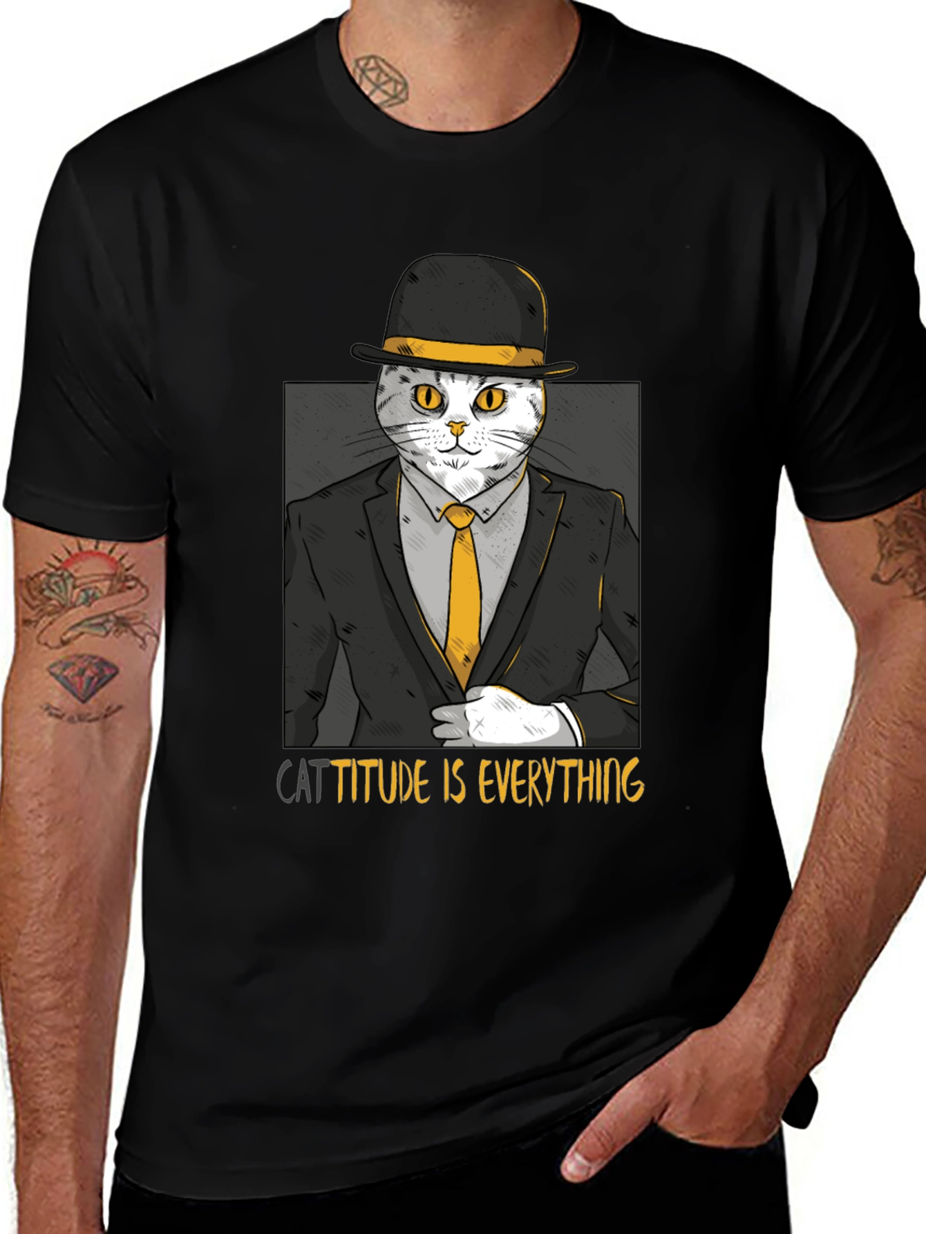 Variant 13 of Cat-Titude is Everything T-Shirt