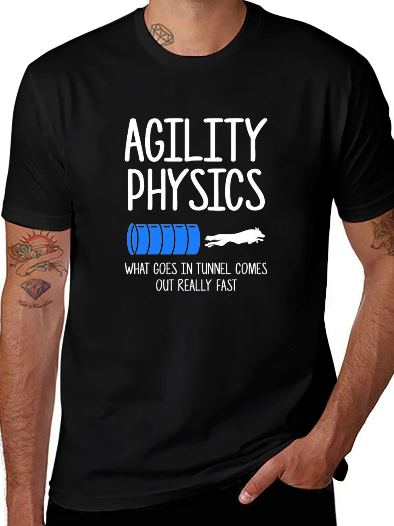 Agility Physics Dog Training T-Shirt