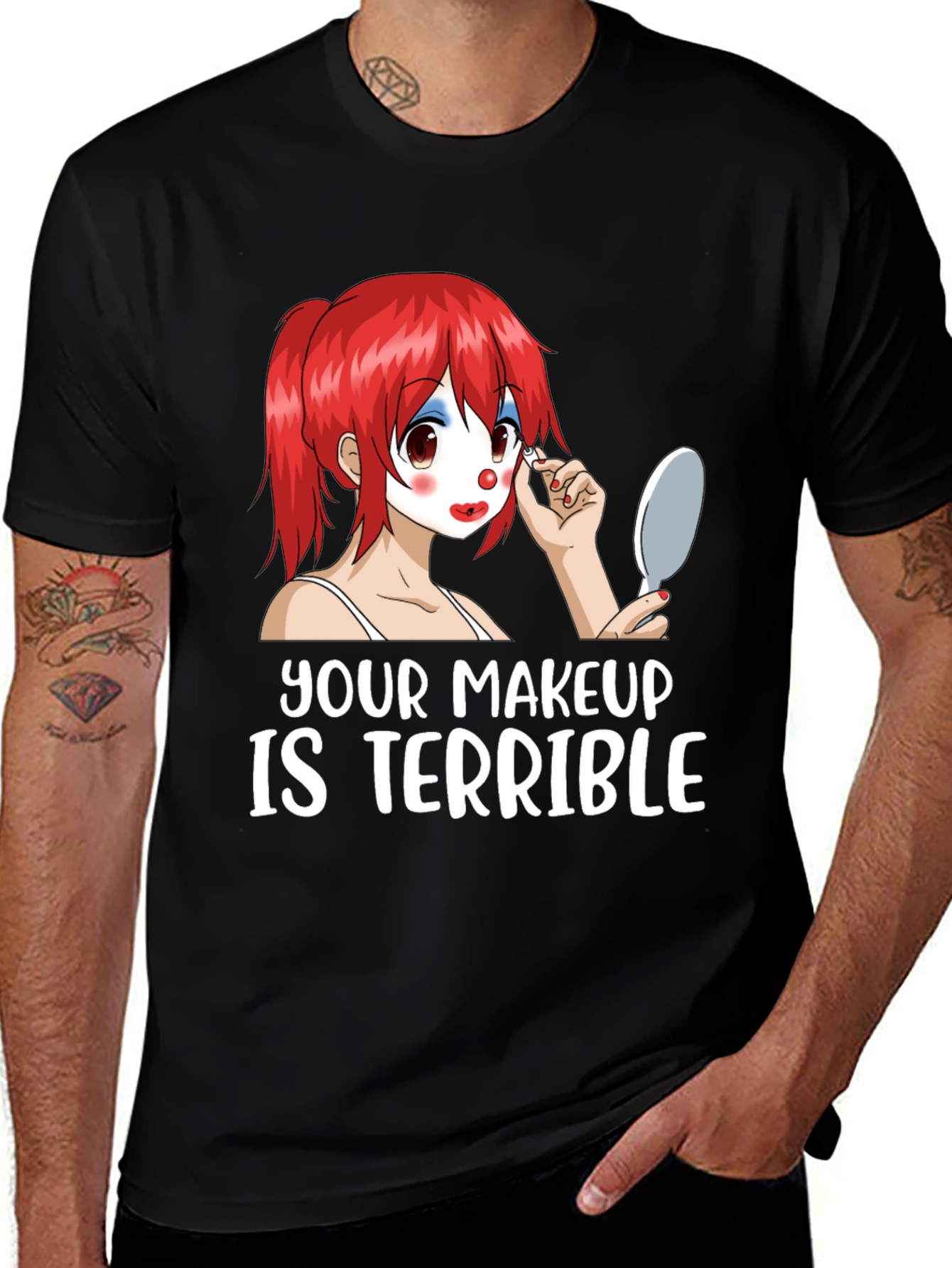 Variant 16 of Terrible Makeup T-Shirt