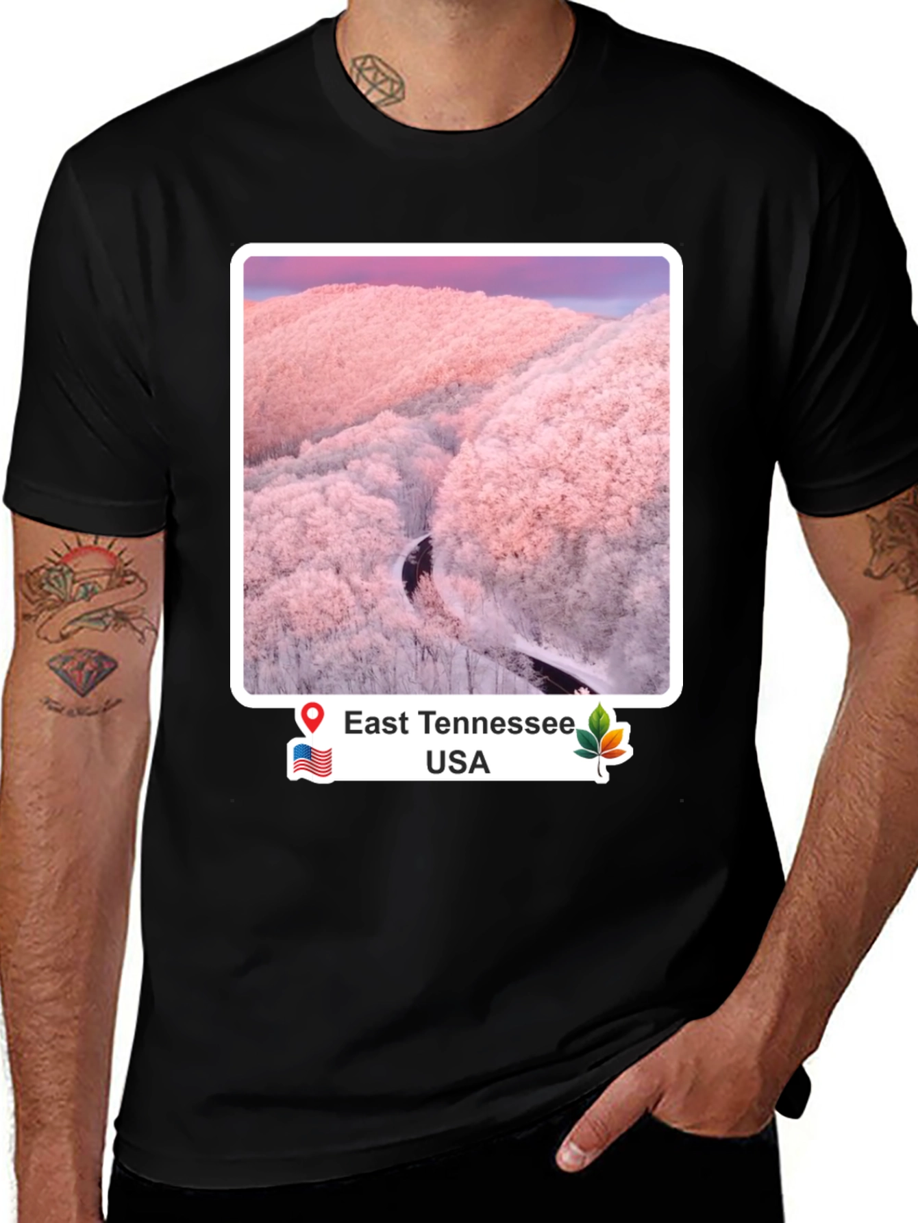 Variant 15 of East Tennessee USA Nature T-Shirt
