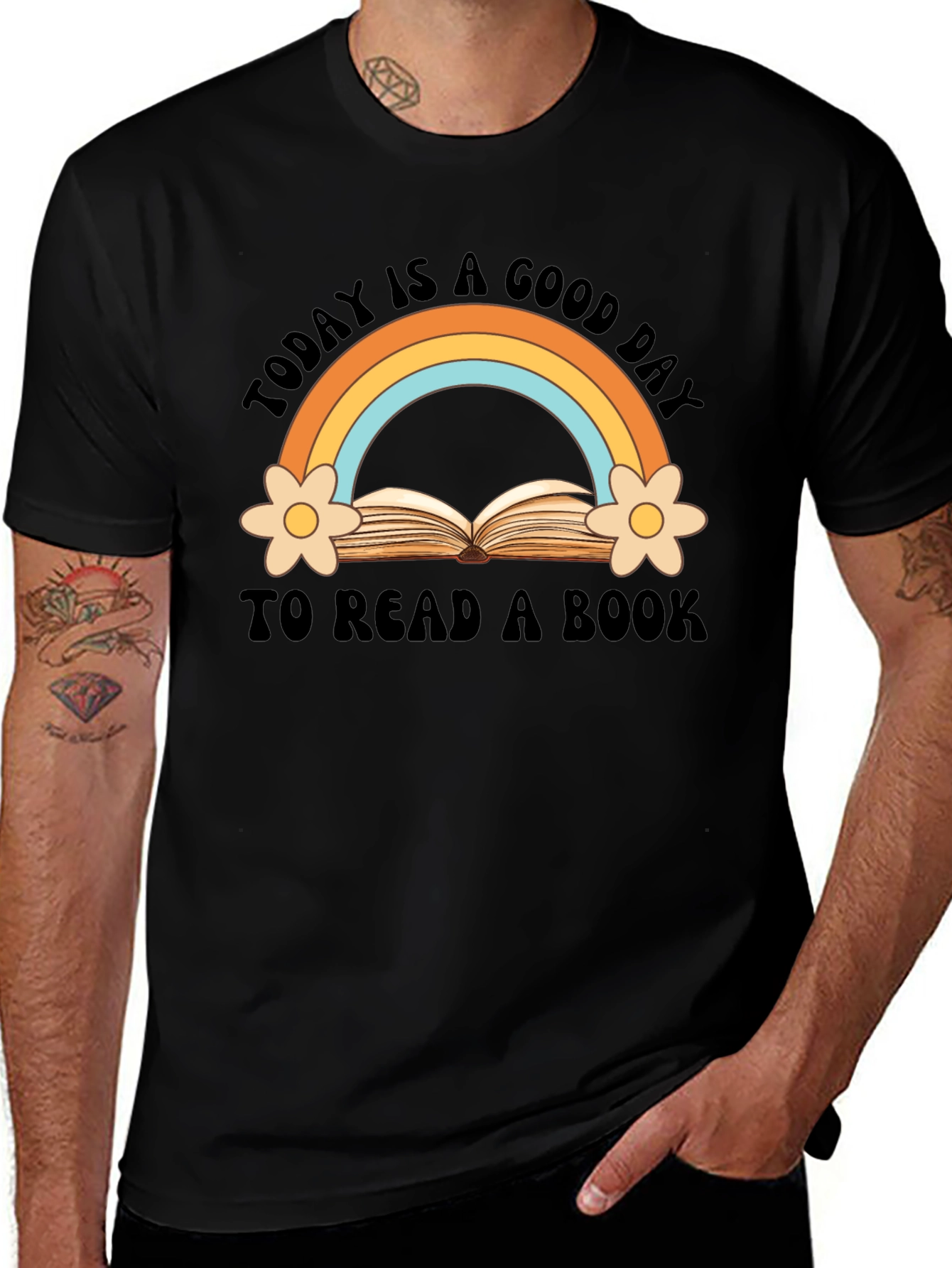 Variant 7 of Good Day to Read Book Graphic Tee