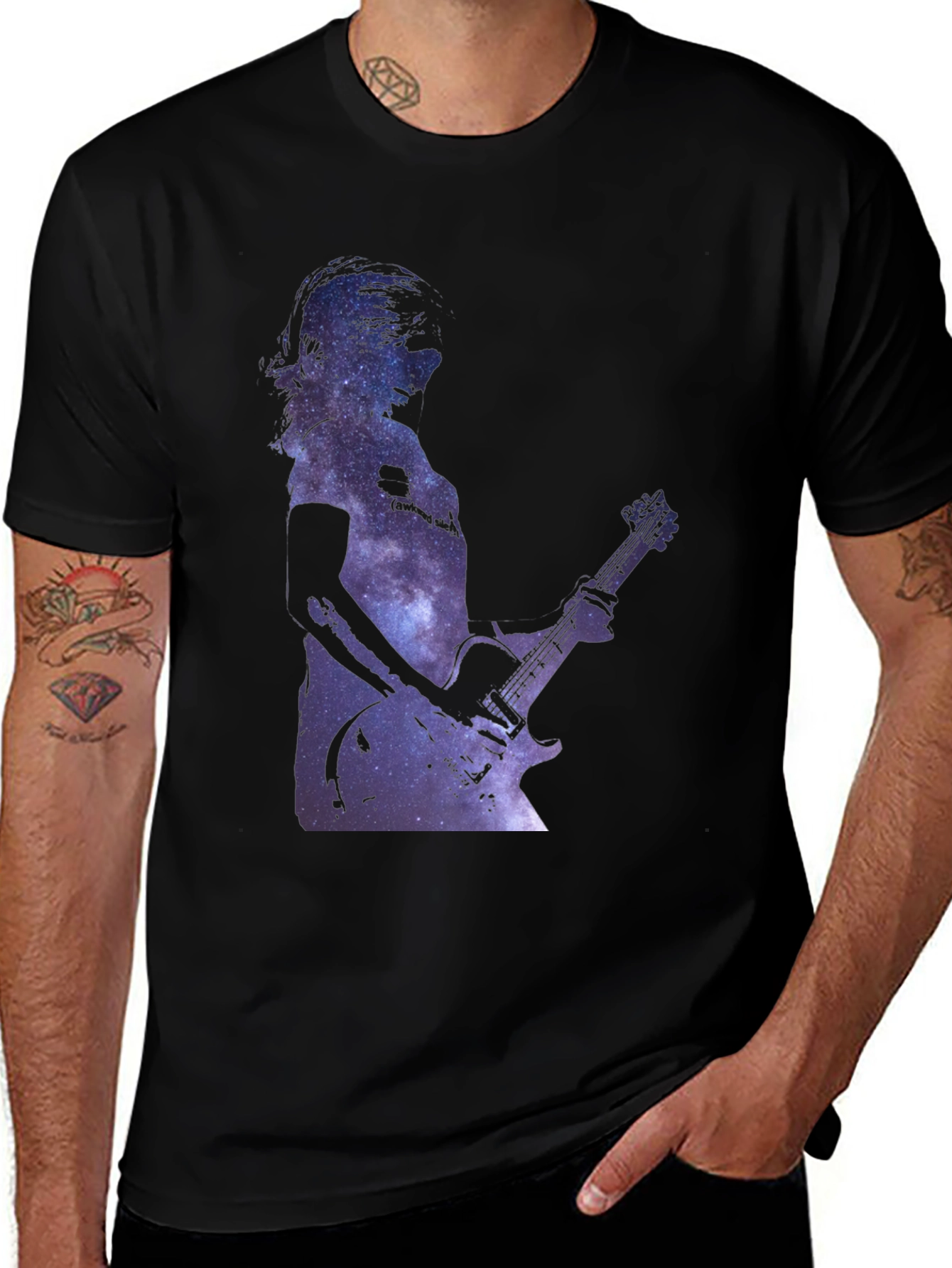 Cosmic Guitarist Graphic Tee