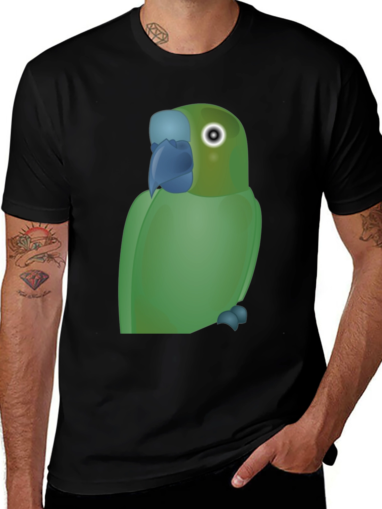 Parrot Graphic Tee - Stylish Bird Lover T-Shirt