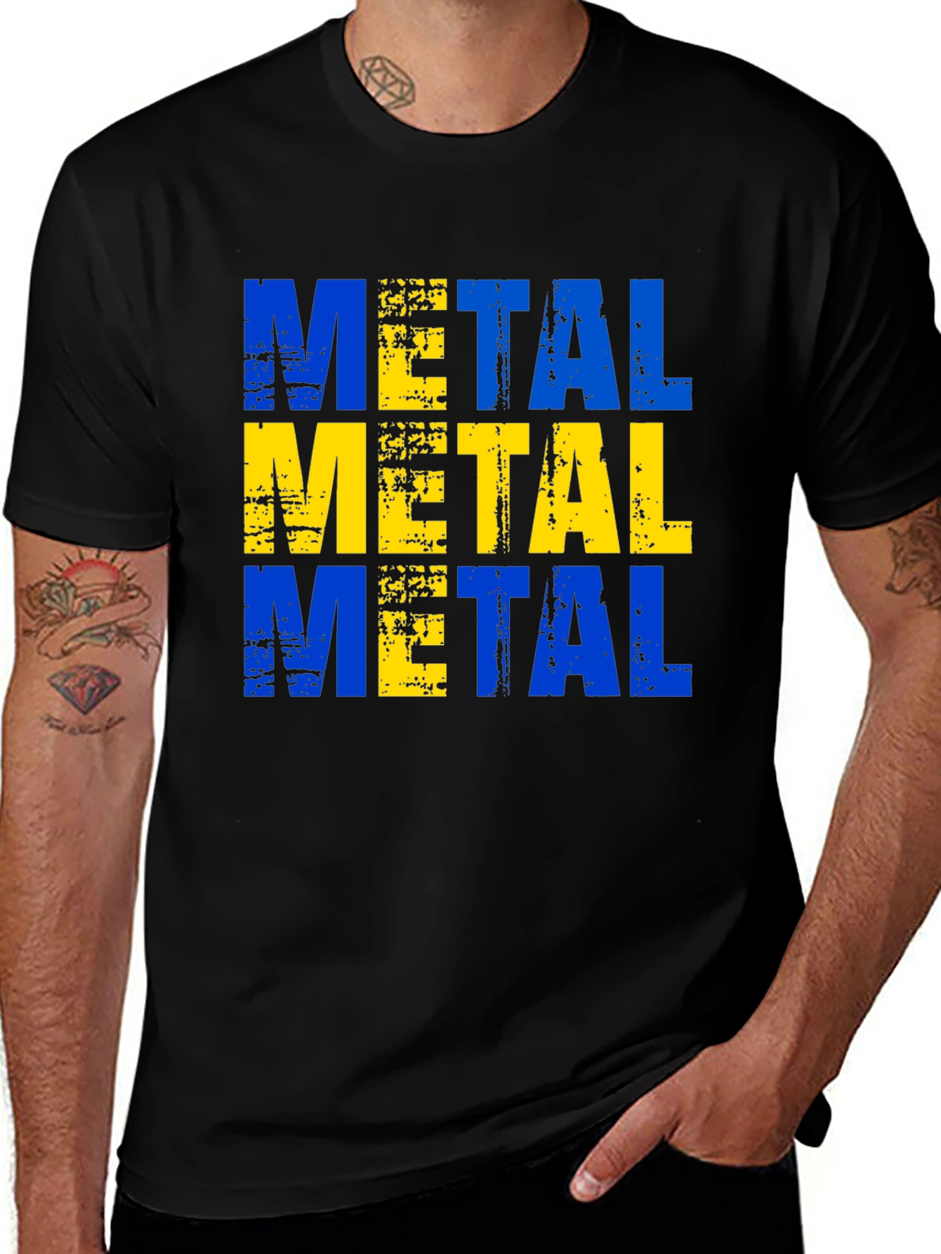 Metal Graphic Tee - Rock Music Inspired T-Shirt