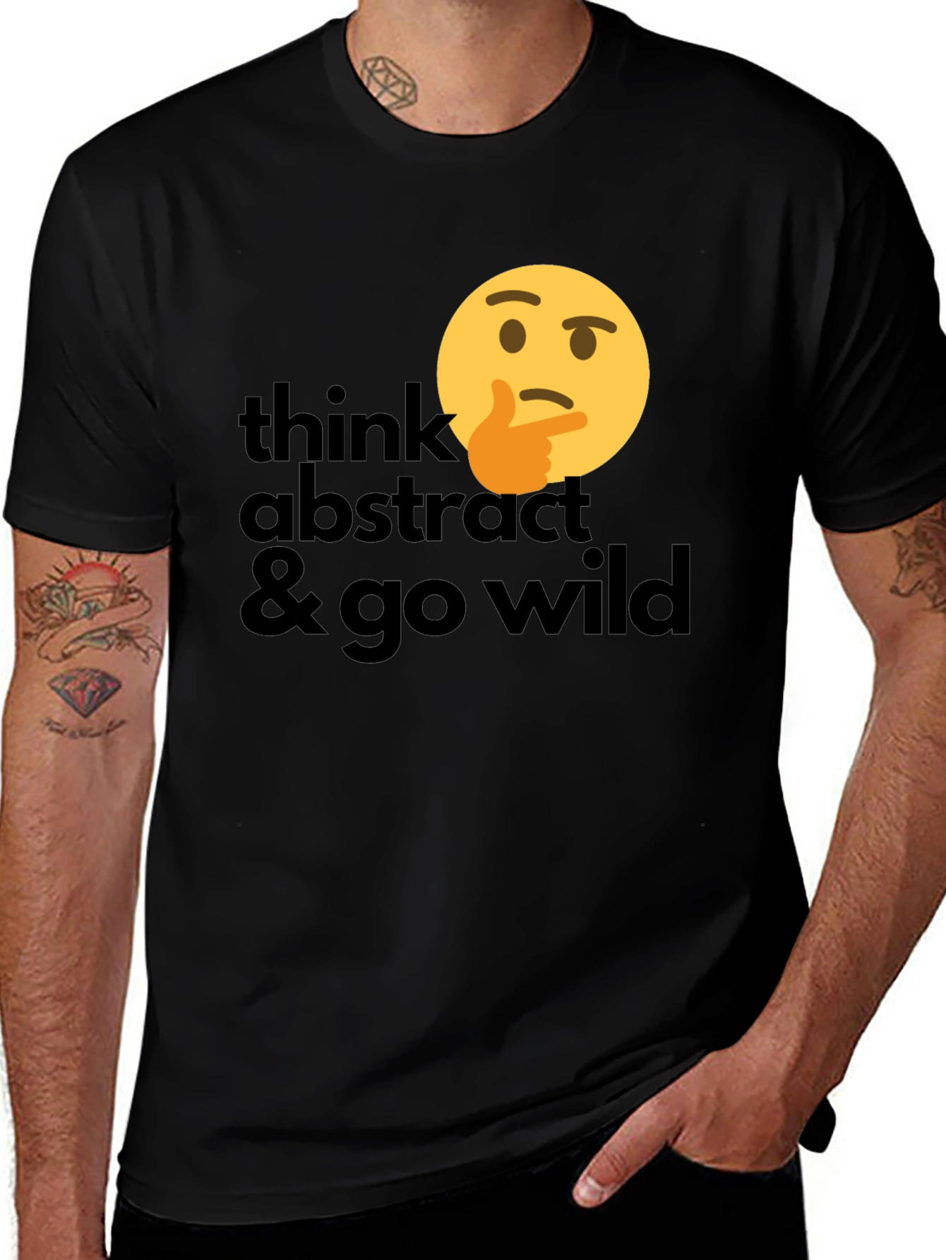 Variant 27 of Think Abstract & Go Wild Graphic Tee