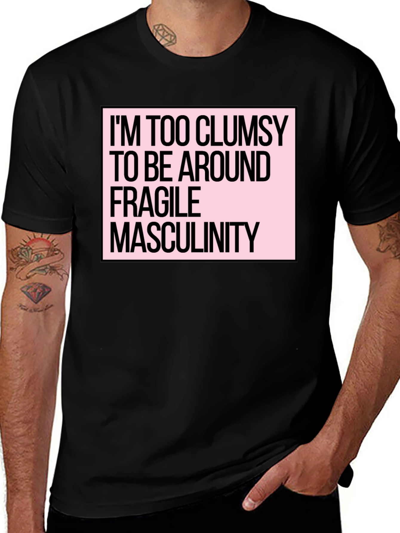 Variant 30 of Clumsy Fragile Masculinity Graphic Tee
