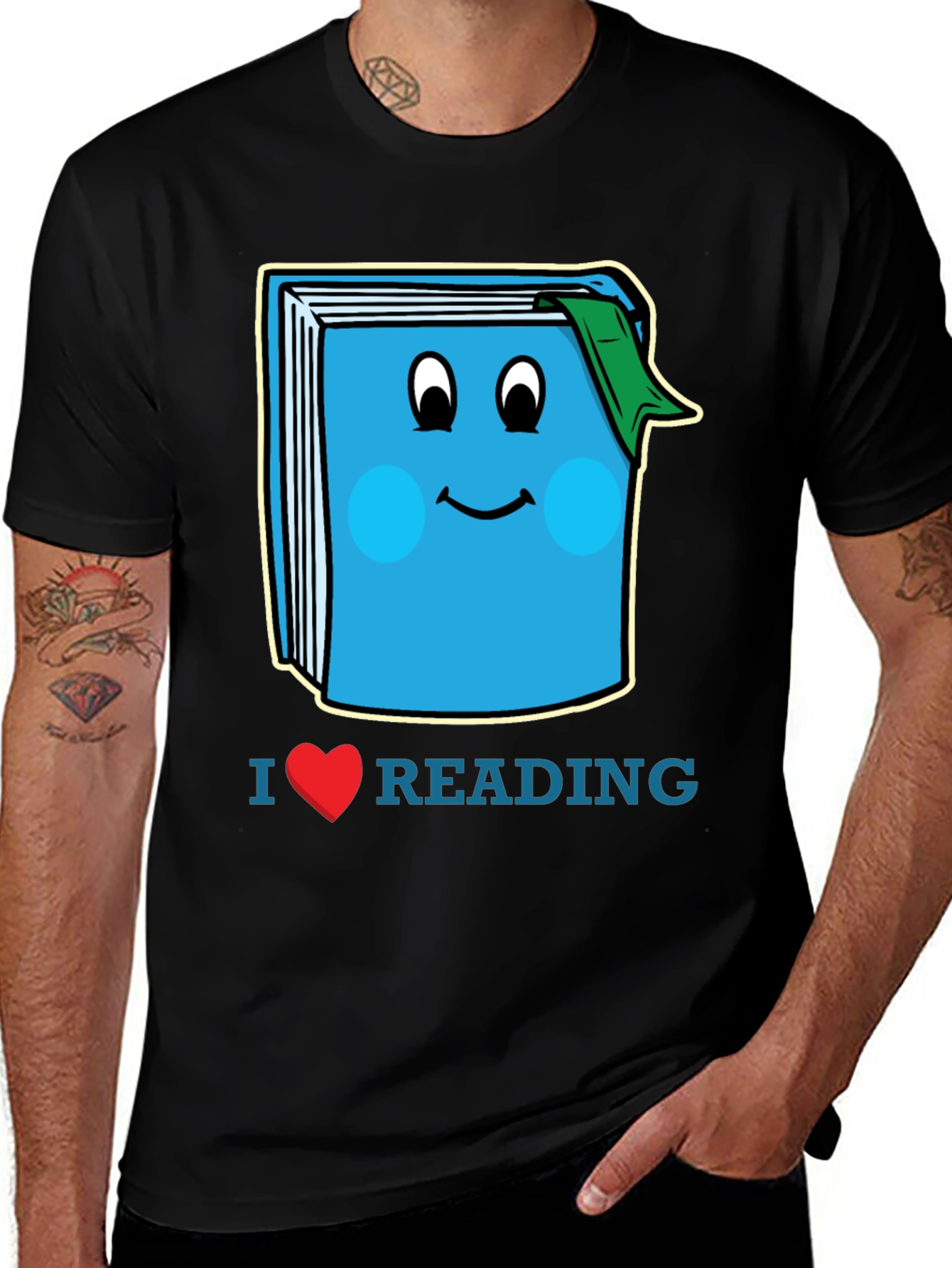 Variant 2 of I Heart Reading Book T-Shirt