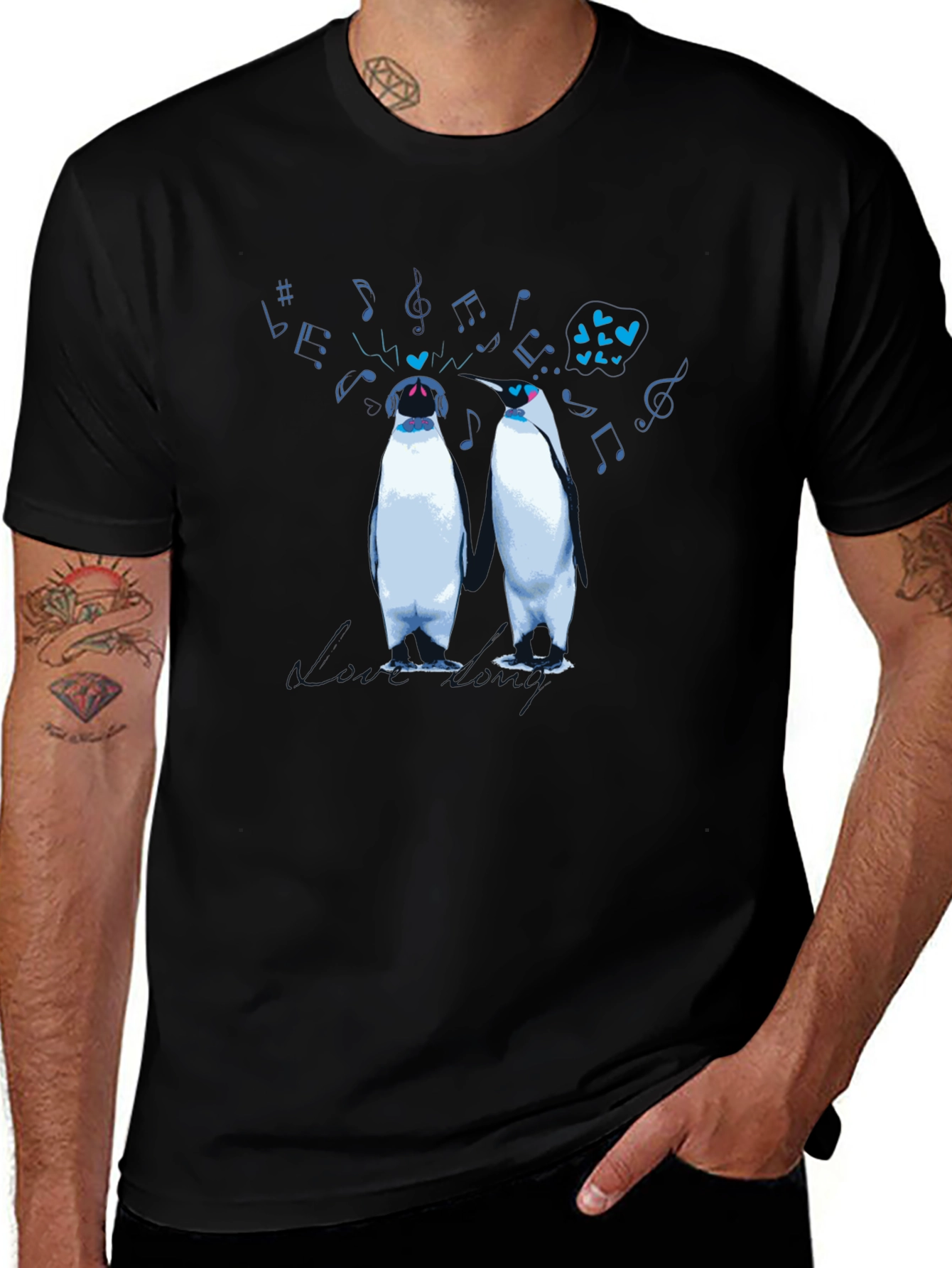 Variant 27 of Penguin Love Song T-Shirt