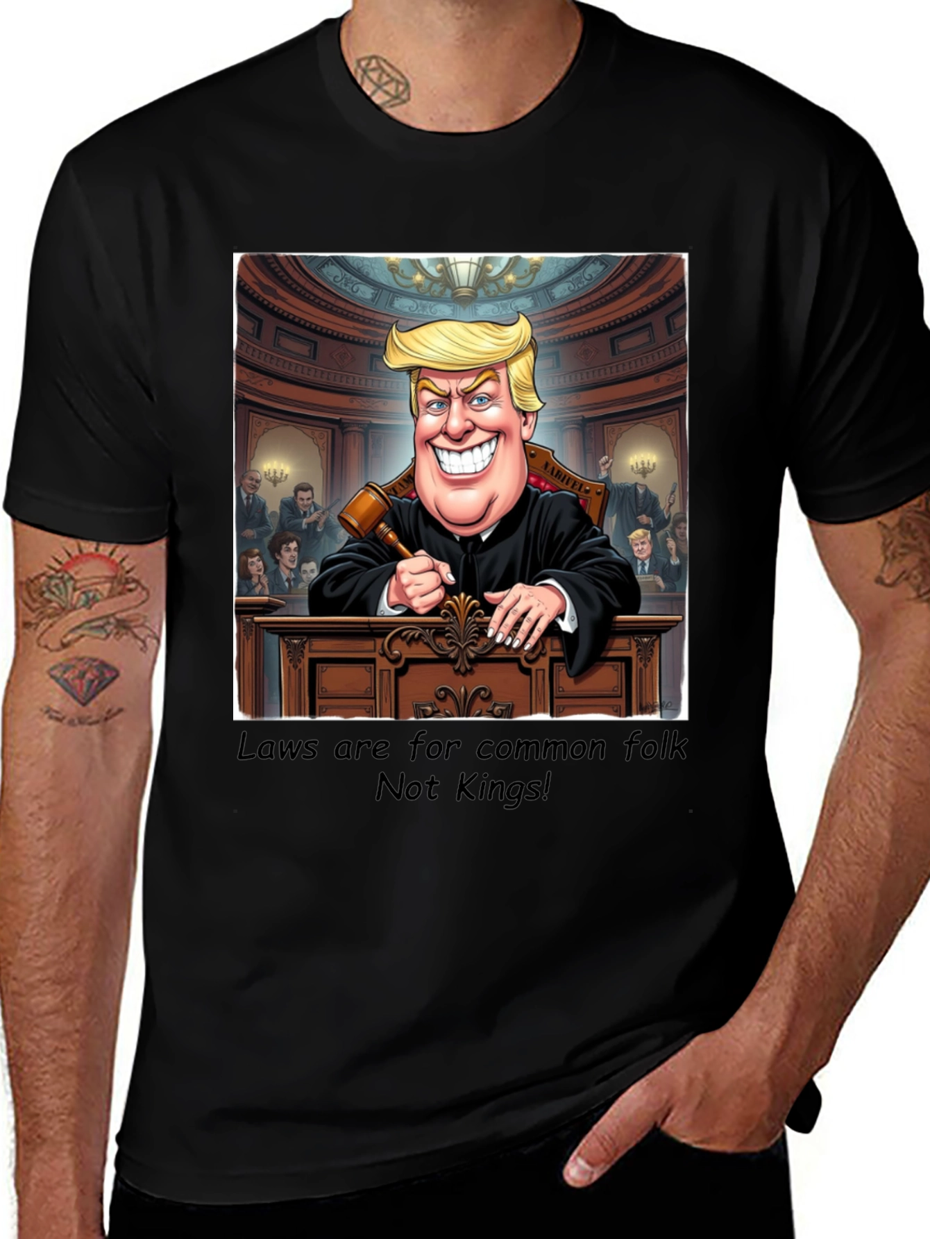 Political Humor T-Shirt - Judge Trump