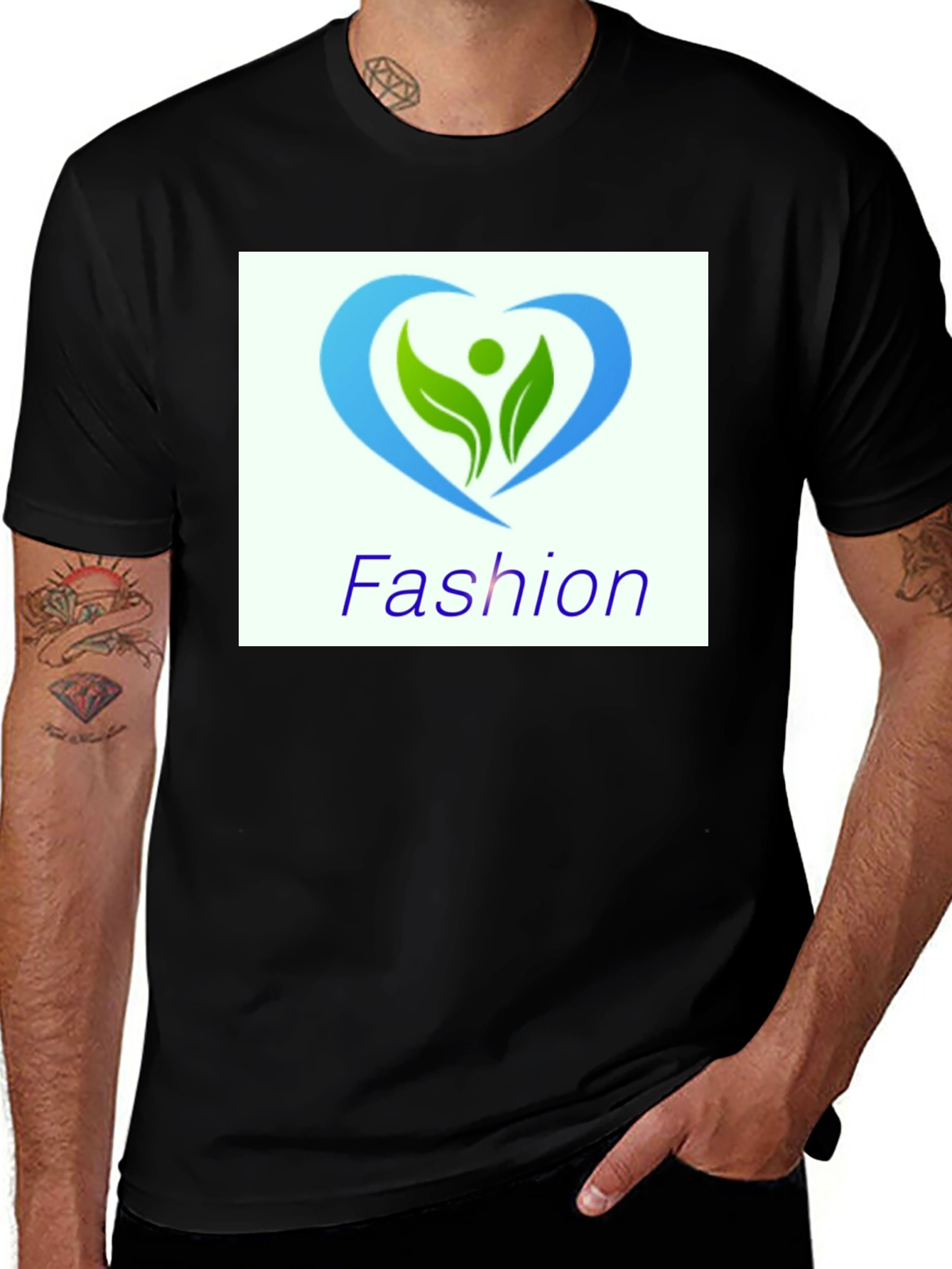 Variant 22 of Eco Fashion Black T-Shirt