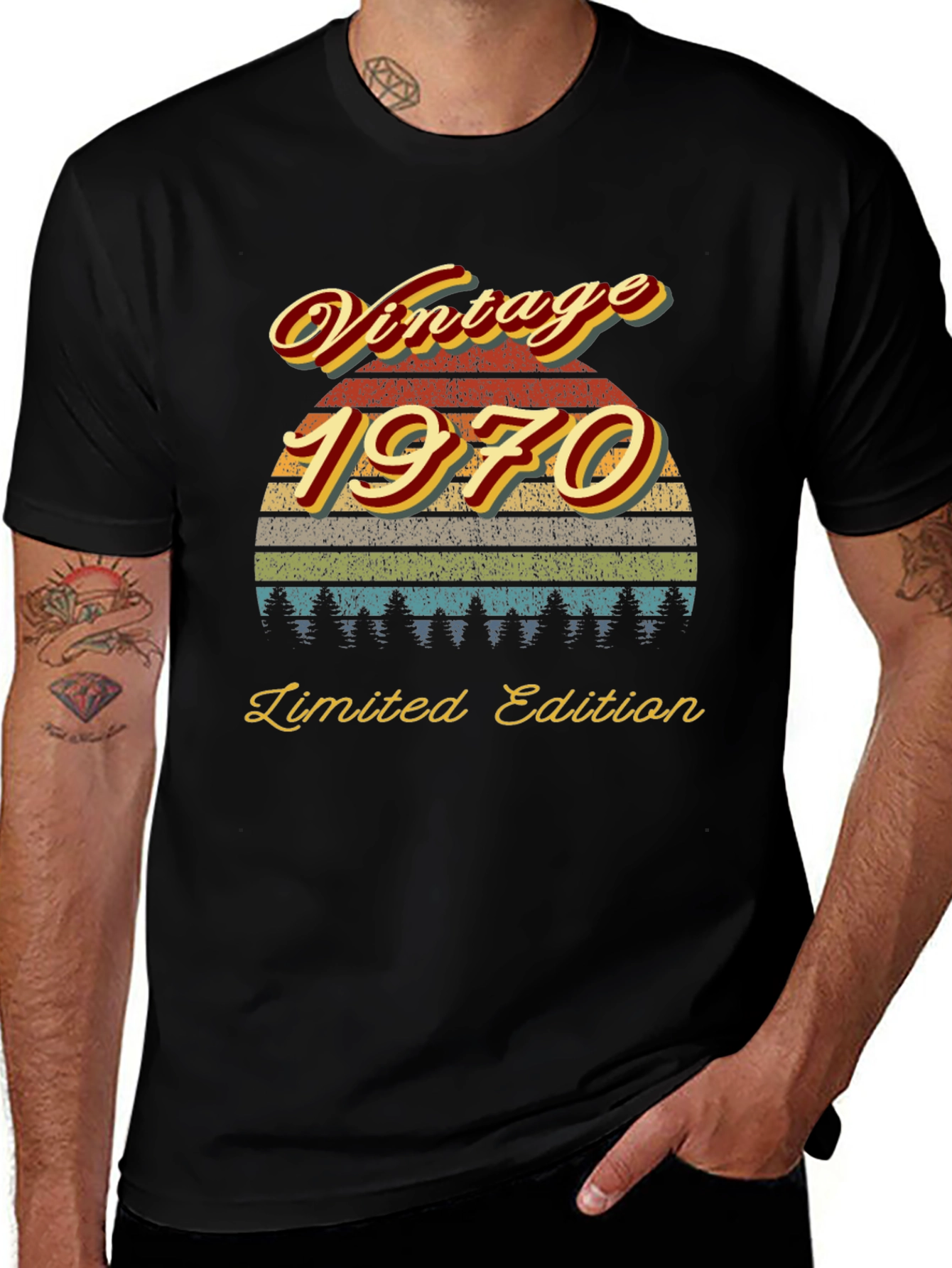 Variant 21 of Vintage 1970 Limited Edition T-Shirt
