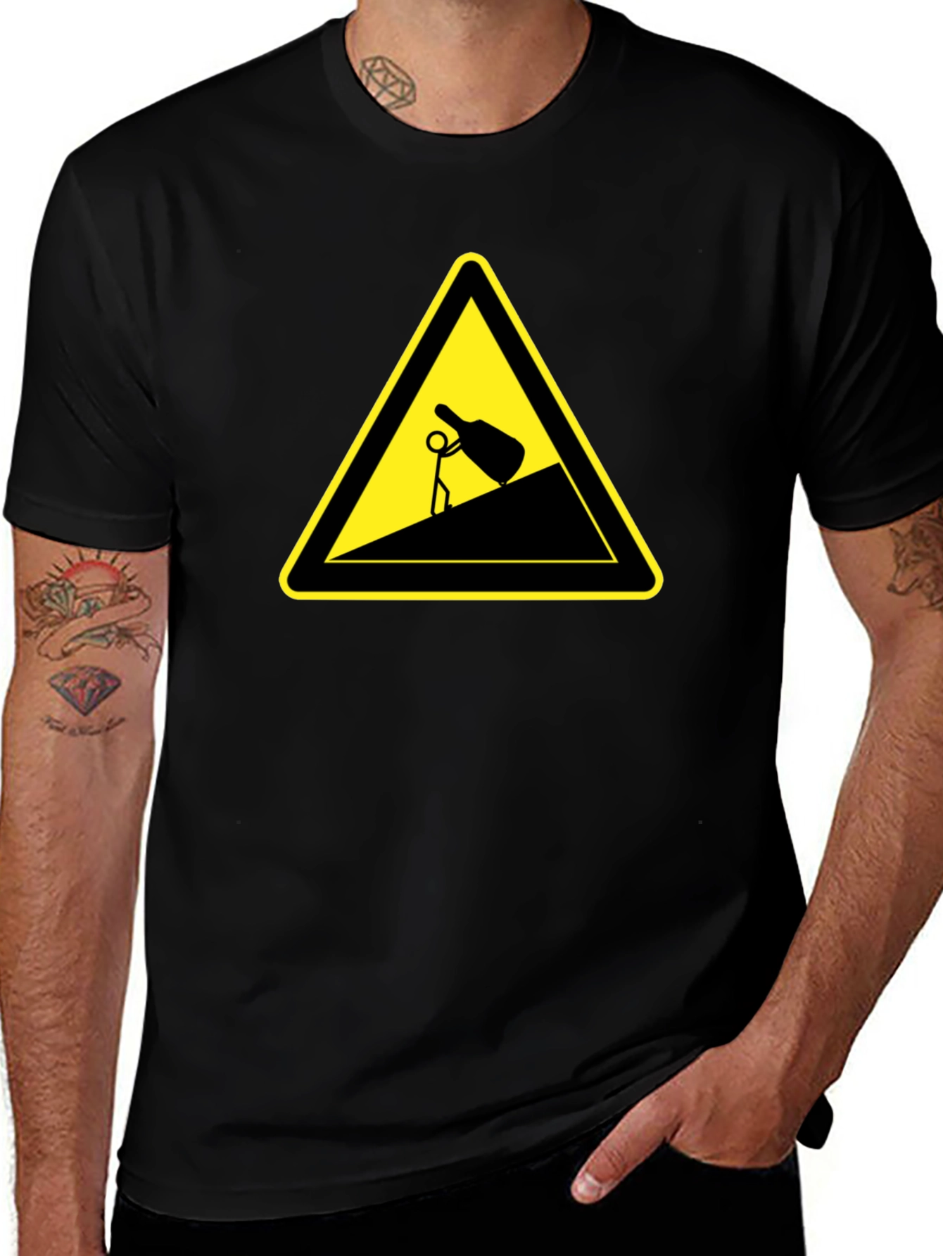 Variant 24 of Humorous Wine Hazard T-Shirt