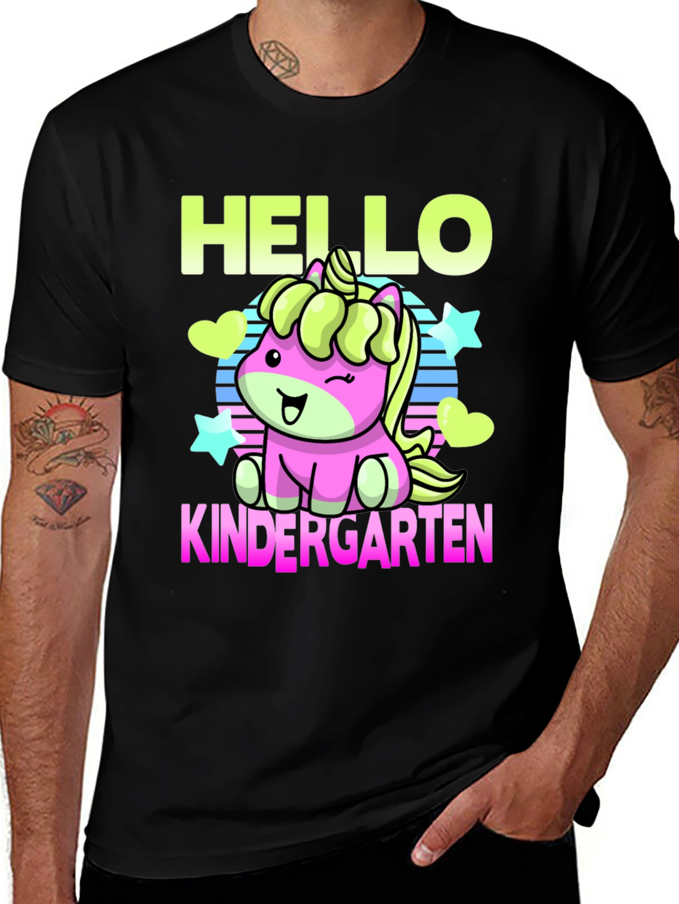 Hello Kindergarten Unicorn T-Shirt