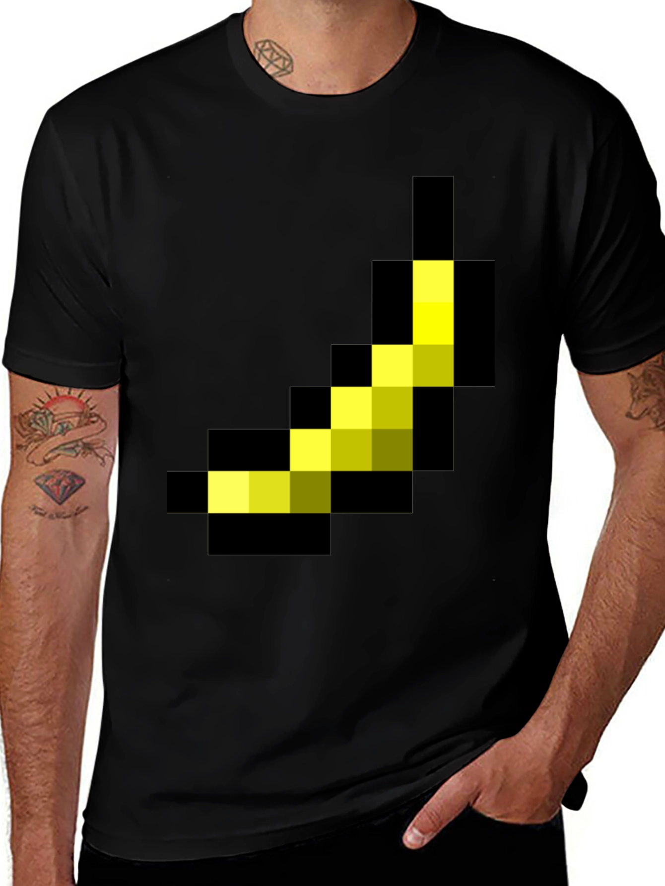 Variant 11 of Pixel Banana T-Shirt - Gamer Style Tee