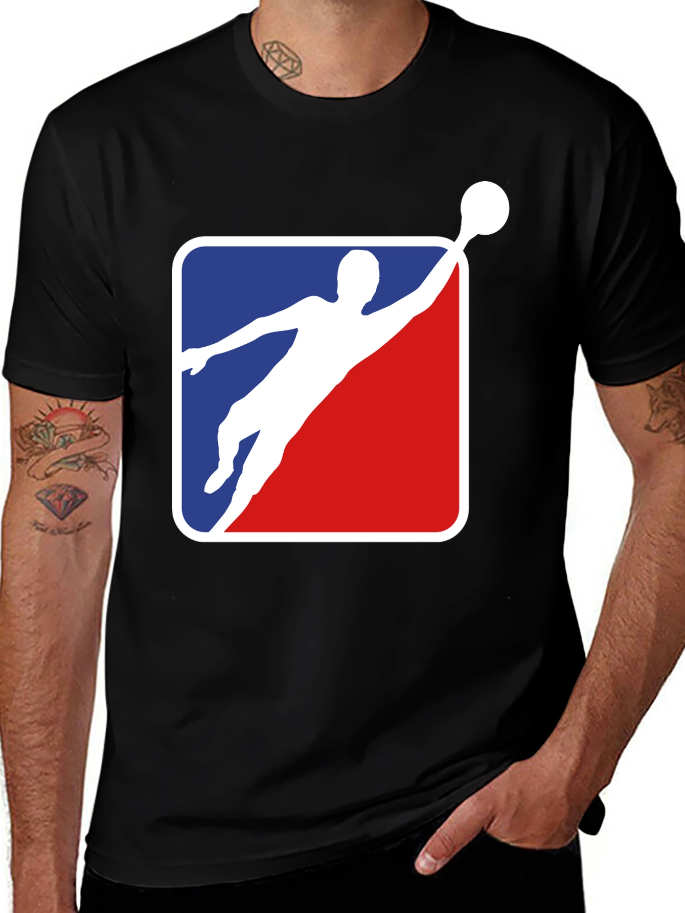Variant 27 of Slam Dunk Graphic Tee - Black Basketball Shirt