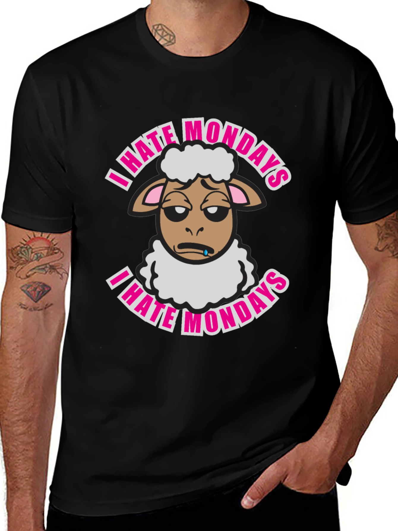 I Hate Mondays Sheep T-Shirt