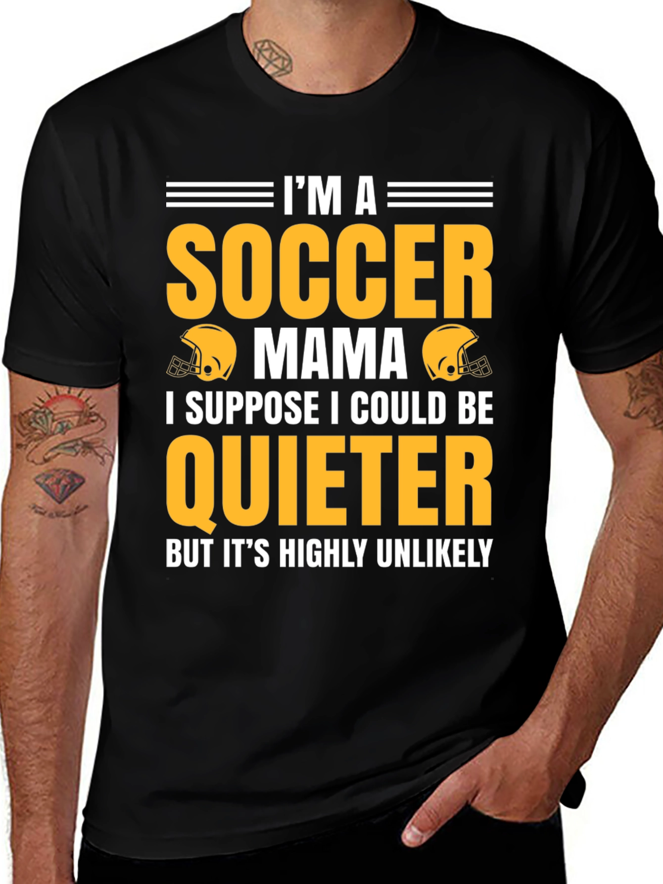 Variant 19 of Soccer Mama T-Shirt - Loud & Proud