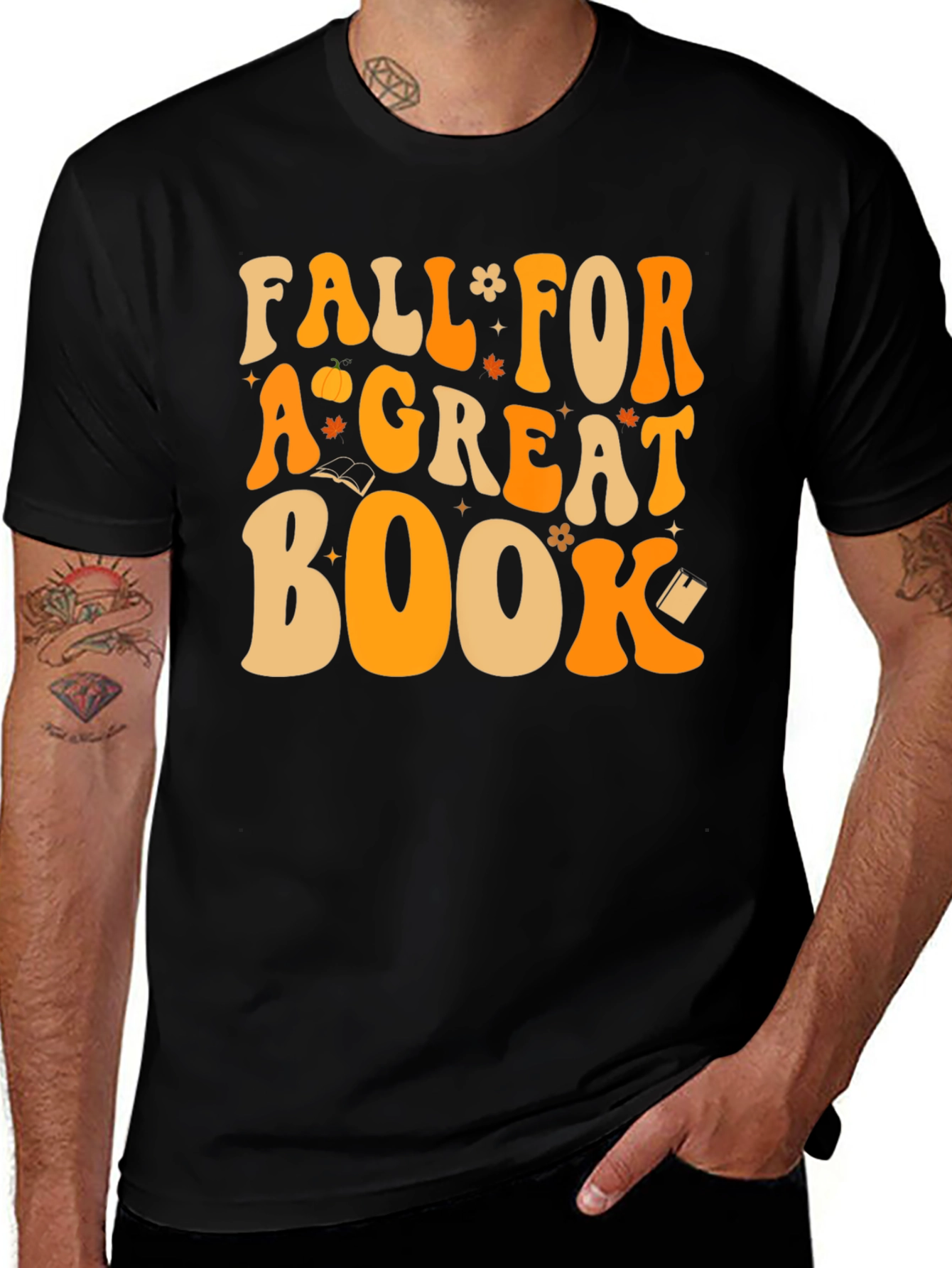 Variant 24 of Fall For A Great Book T-Shirt