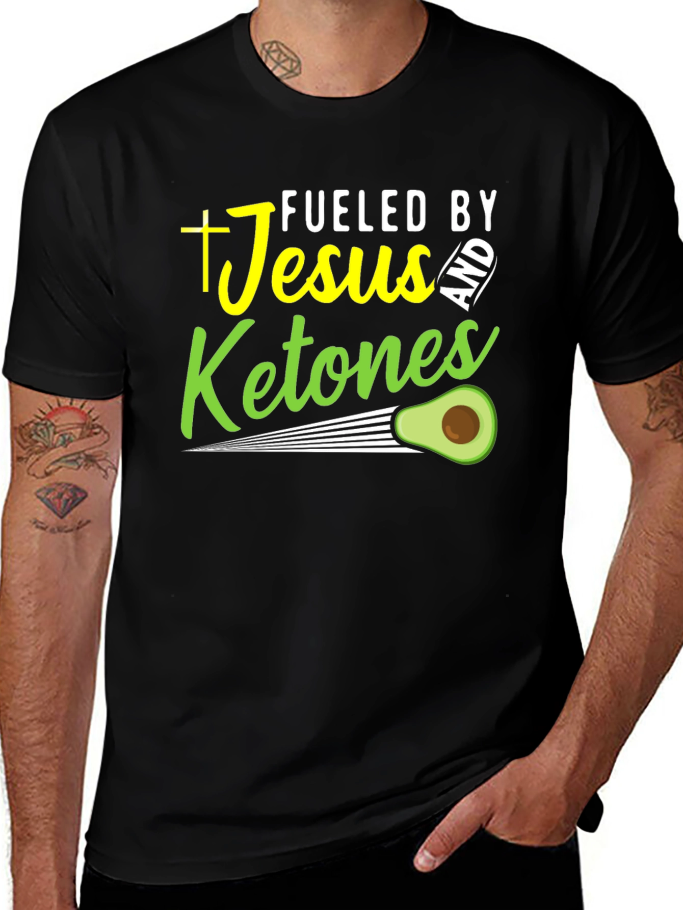 Fueled By Jesus And Ketones T-Shirt