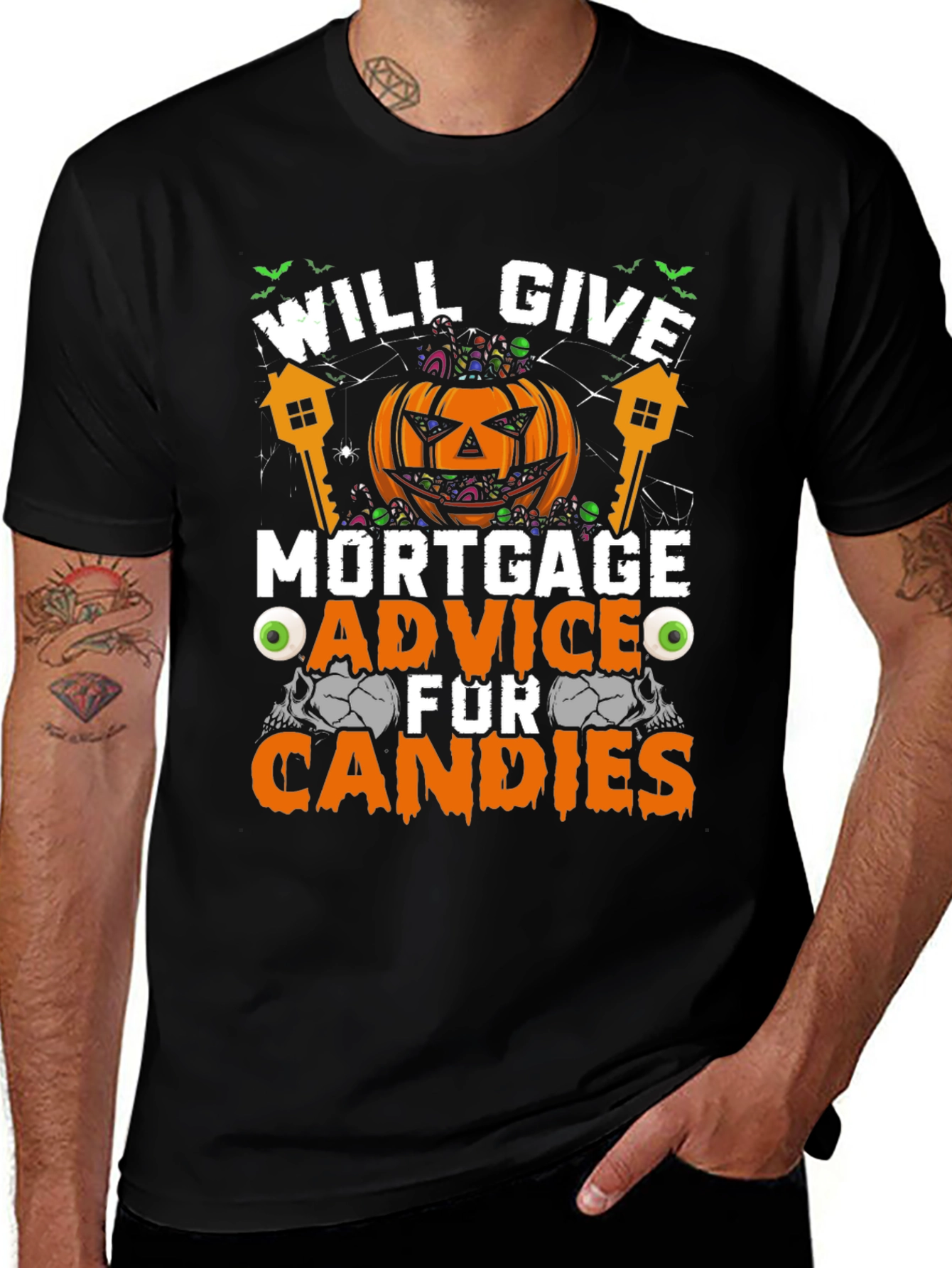 Mortgage Advice for Candies Halloween T-Shirt