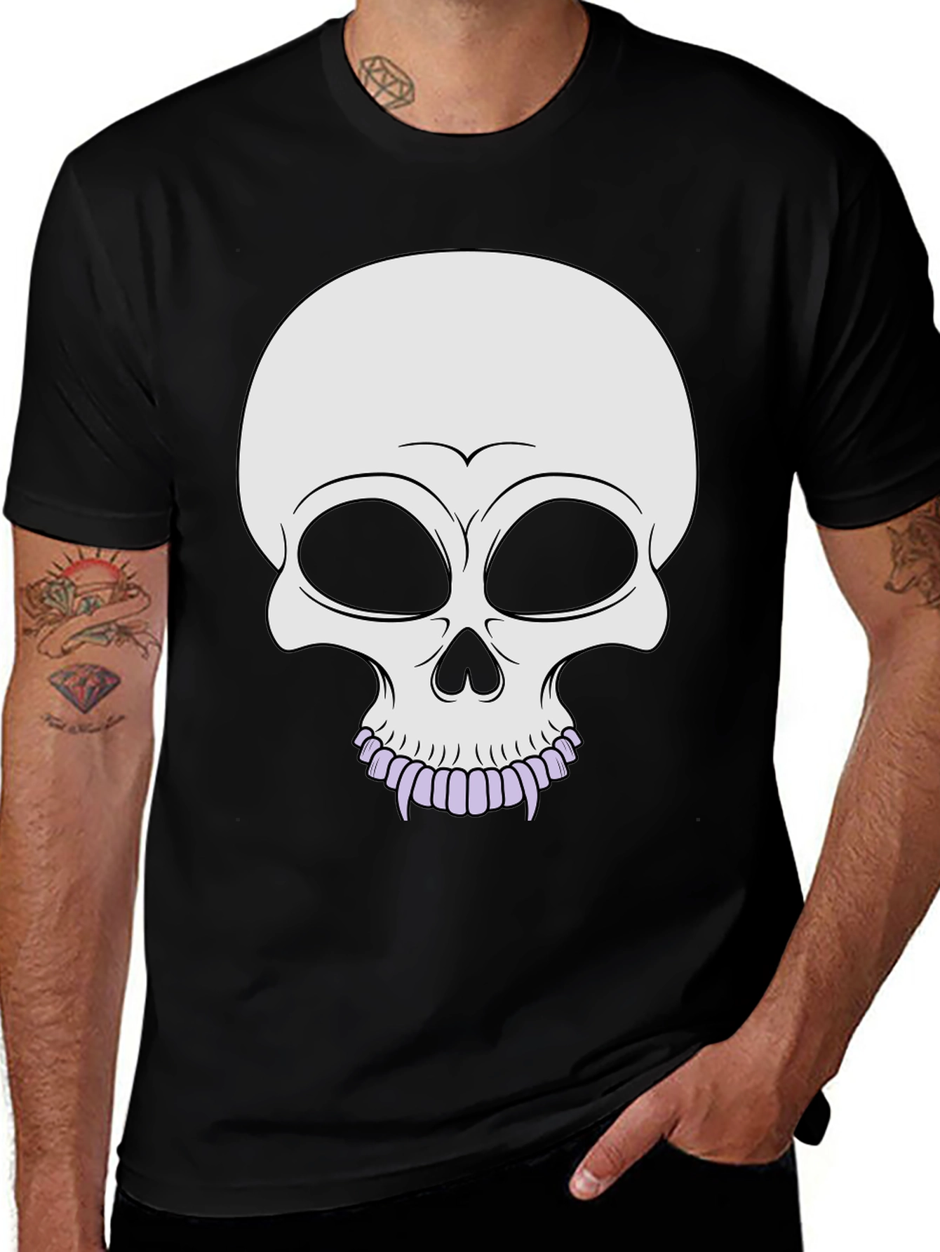 Variant 20 of Skull Graphic Tee - Stylish Halloween Apparel