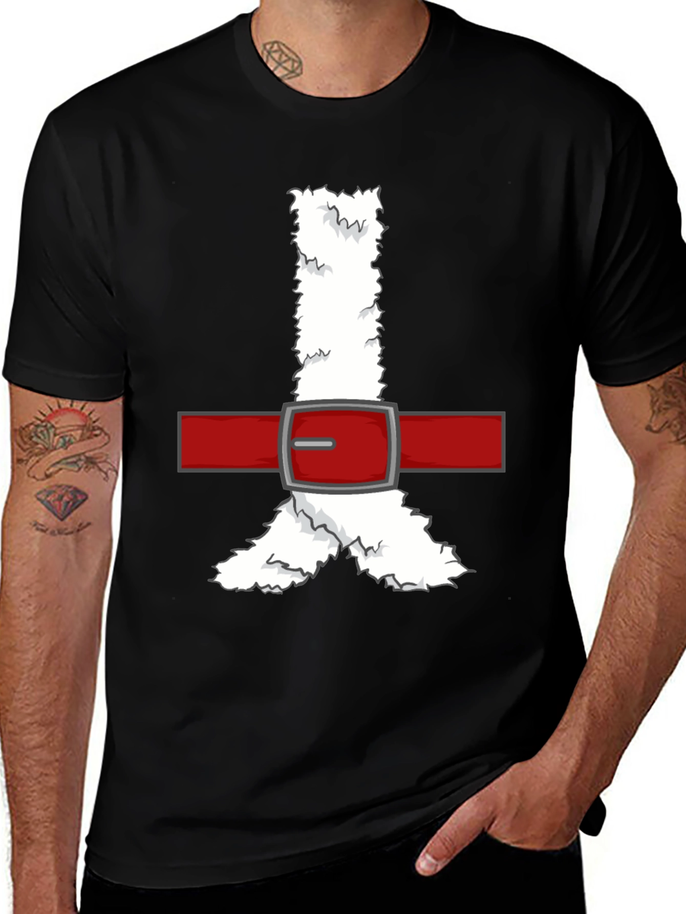 Santa Suit T-Shirt - Festive Holiday Apparel