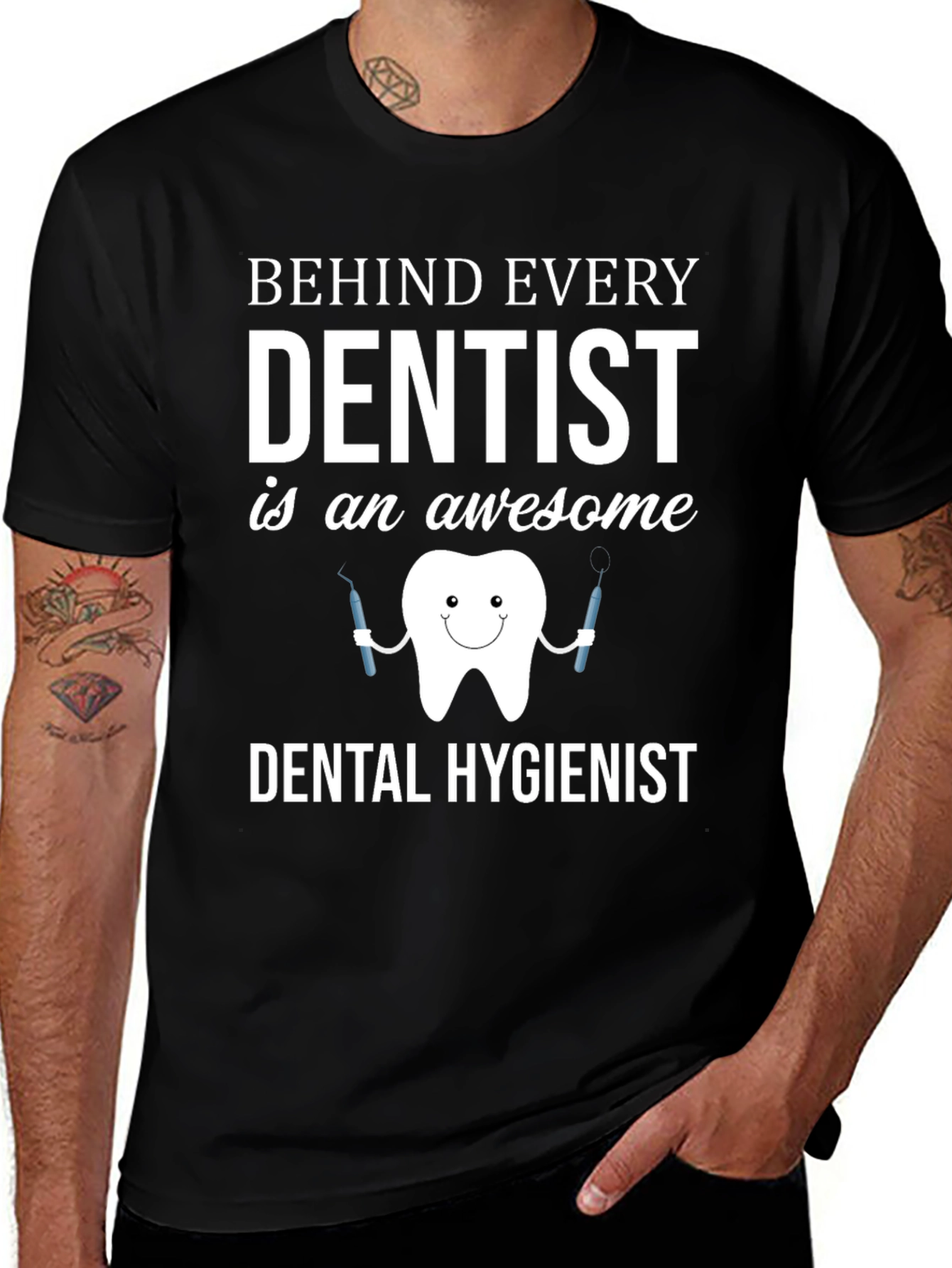 Variant 27 of Dental Hygienist Awesome T-Shirt