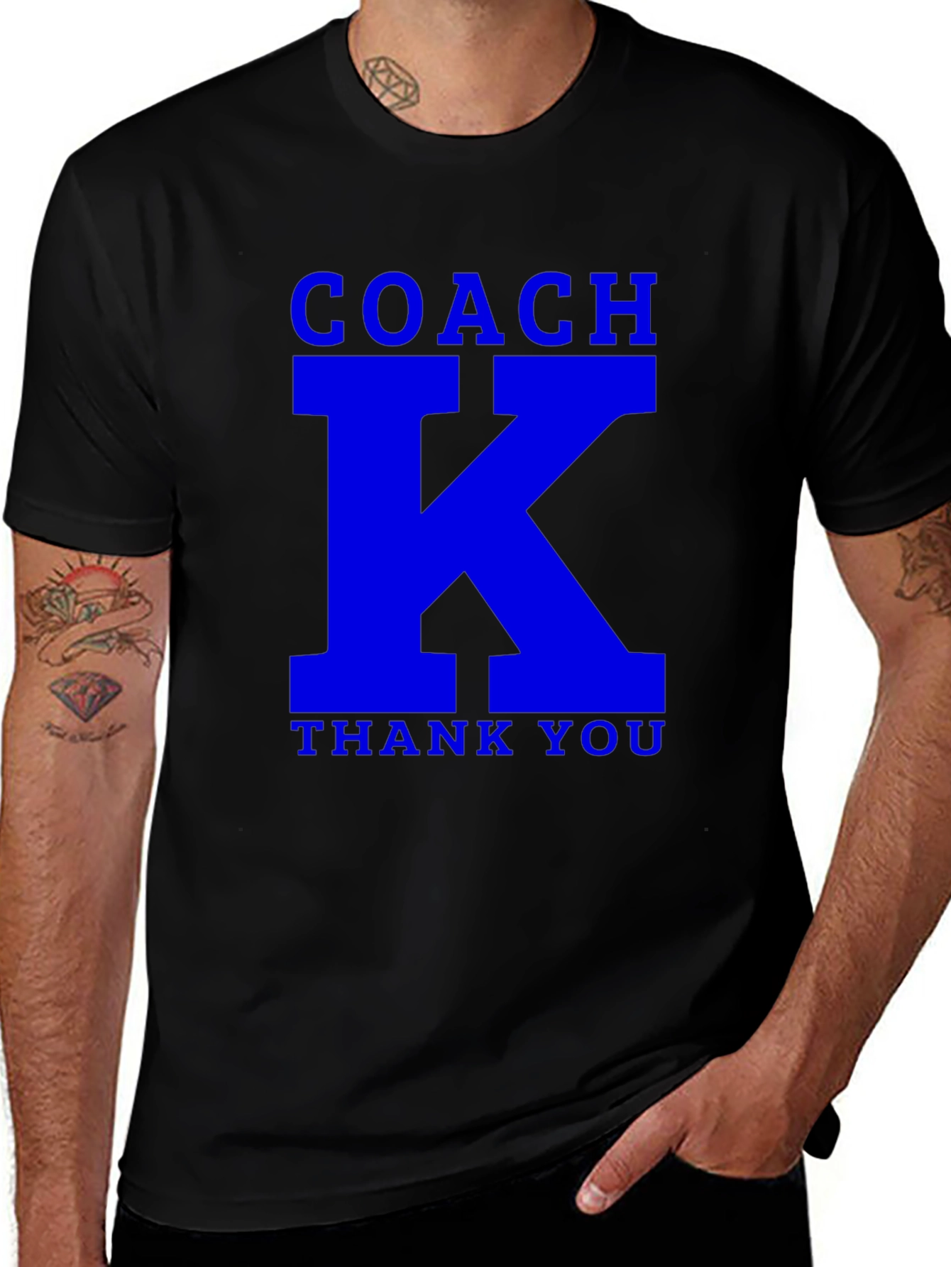 Variant 7 of Coach K Thank You T-Shirt
