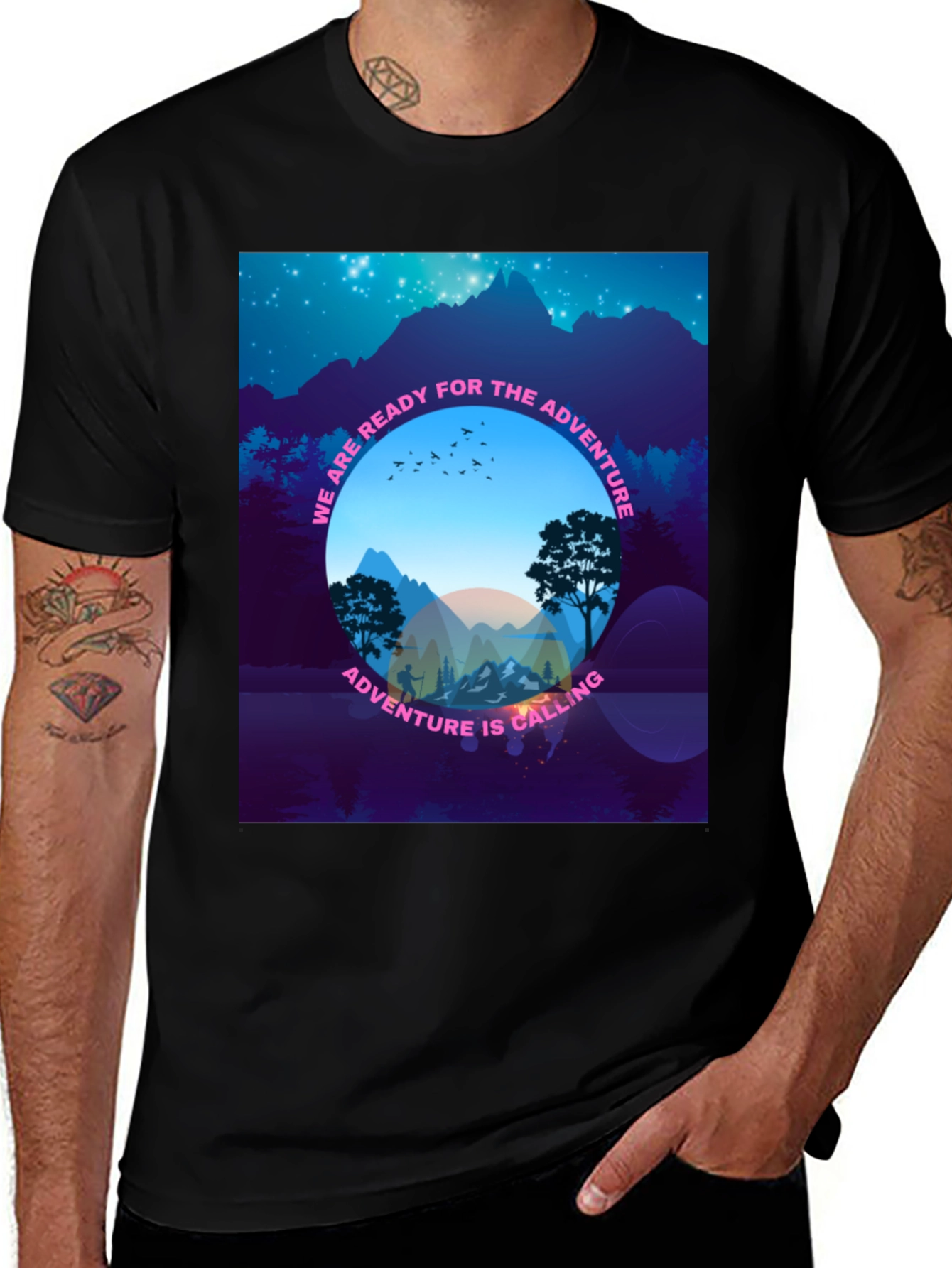 Variant 10 of Adventure Calling T-Shirt - Ready for the Outdoors