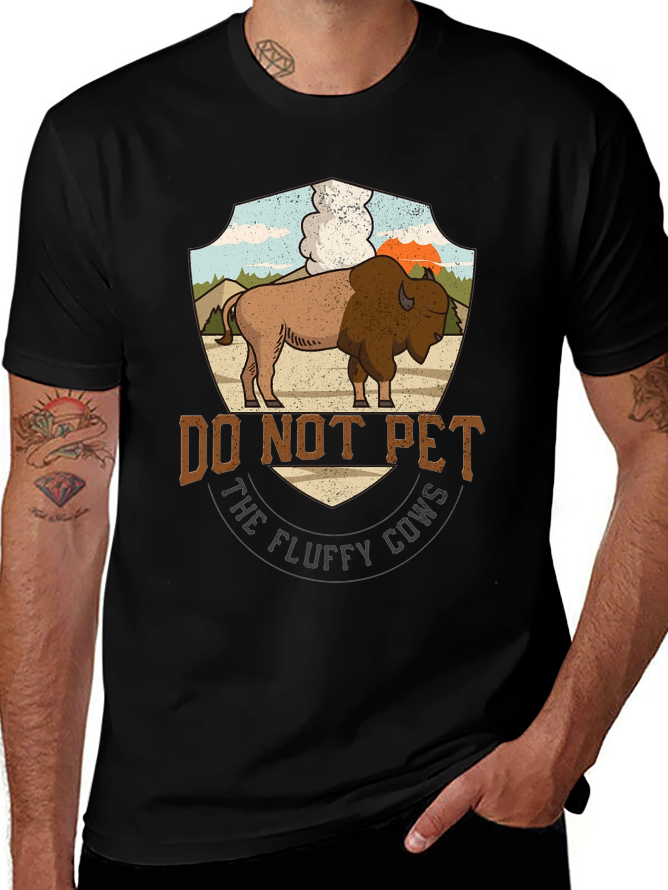 Variant 6 of Do Not Pet The Fluffy Cows T-Shirt