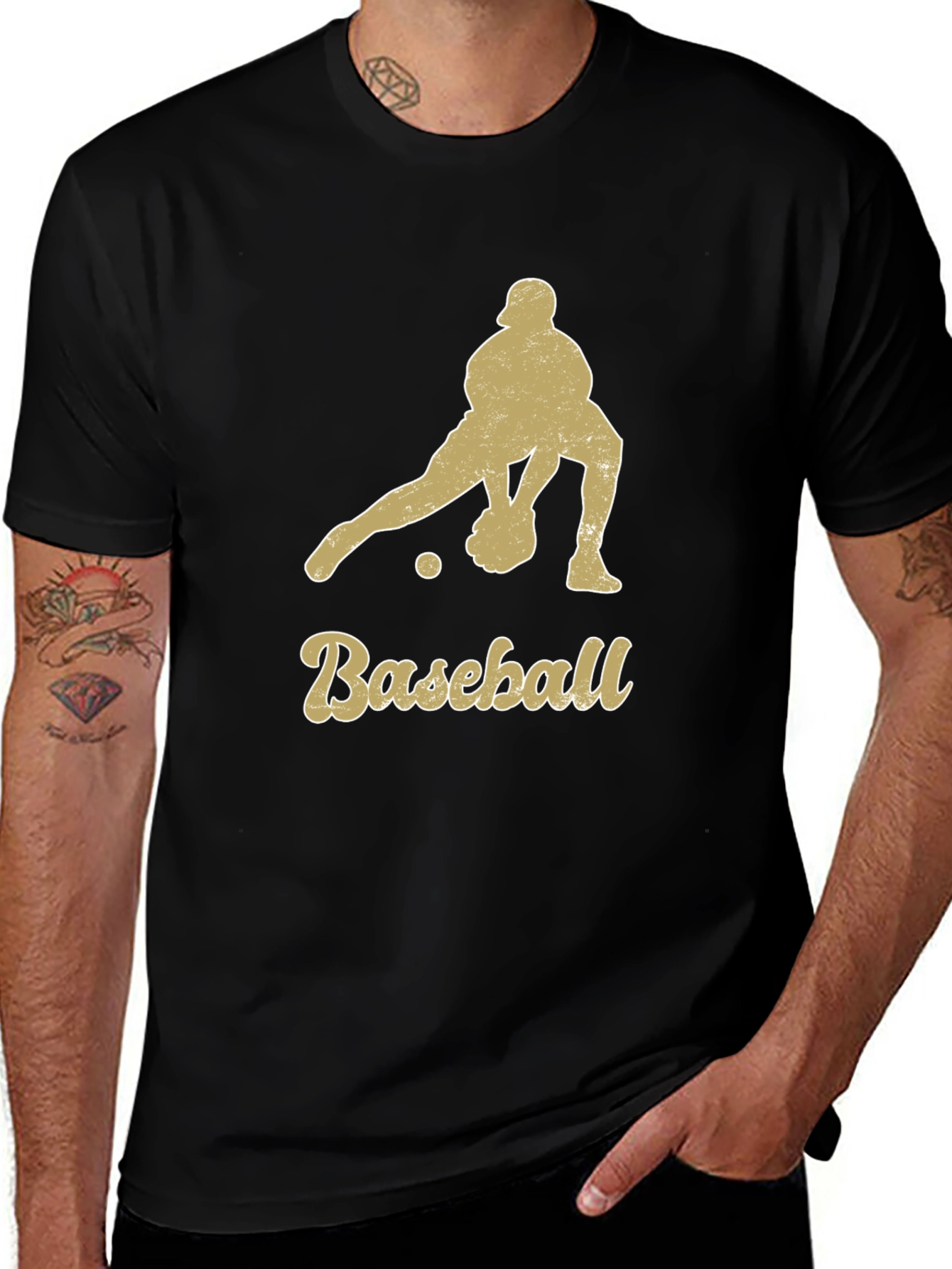Variant 4 of Baseball T-Shirt Pitcher Graphic Tee