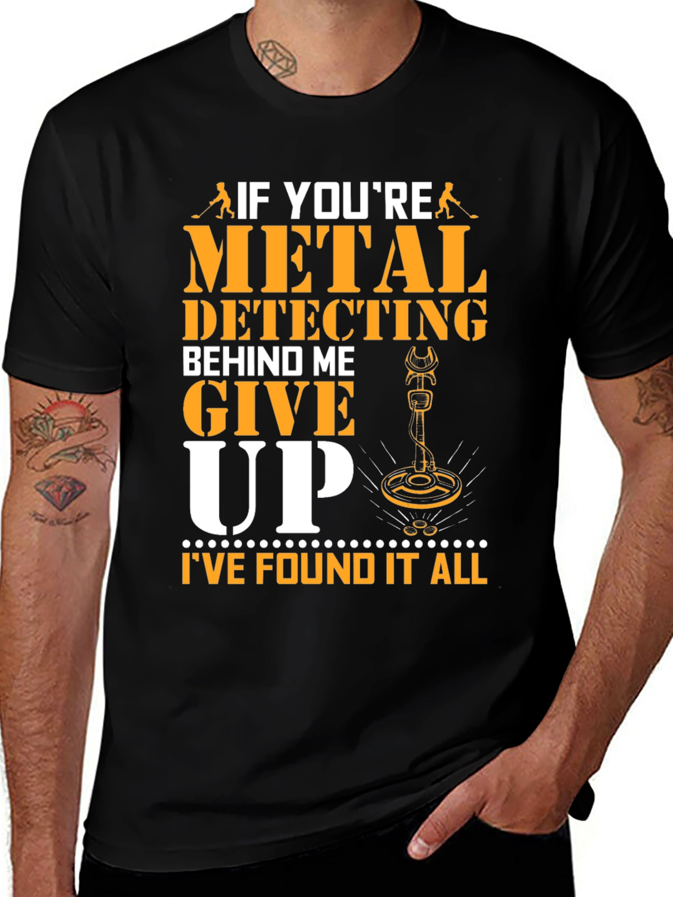 Variant 13 of Metal Detecting Humor T-Shirt
