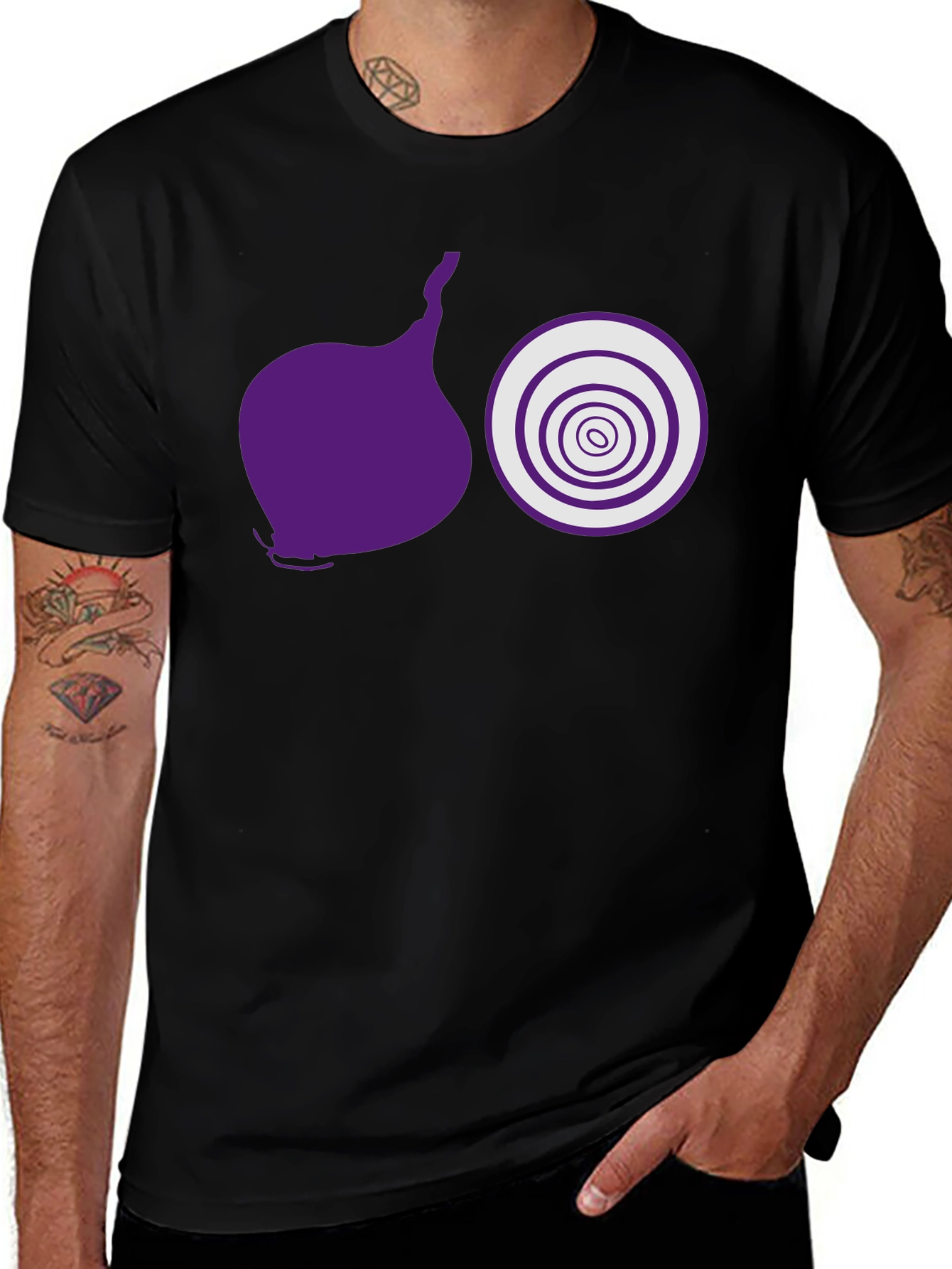 Variant 29 of Onion Graphic Tee - Funny Food Shirt