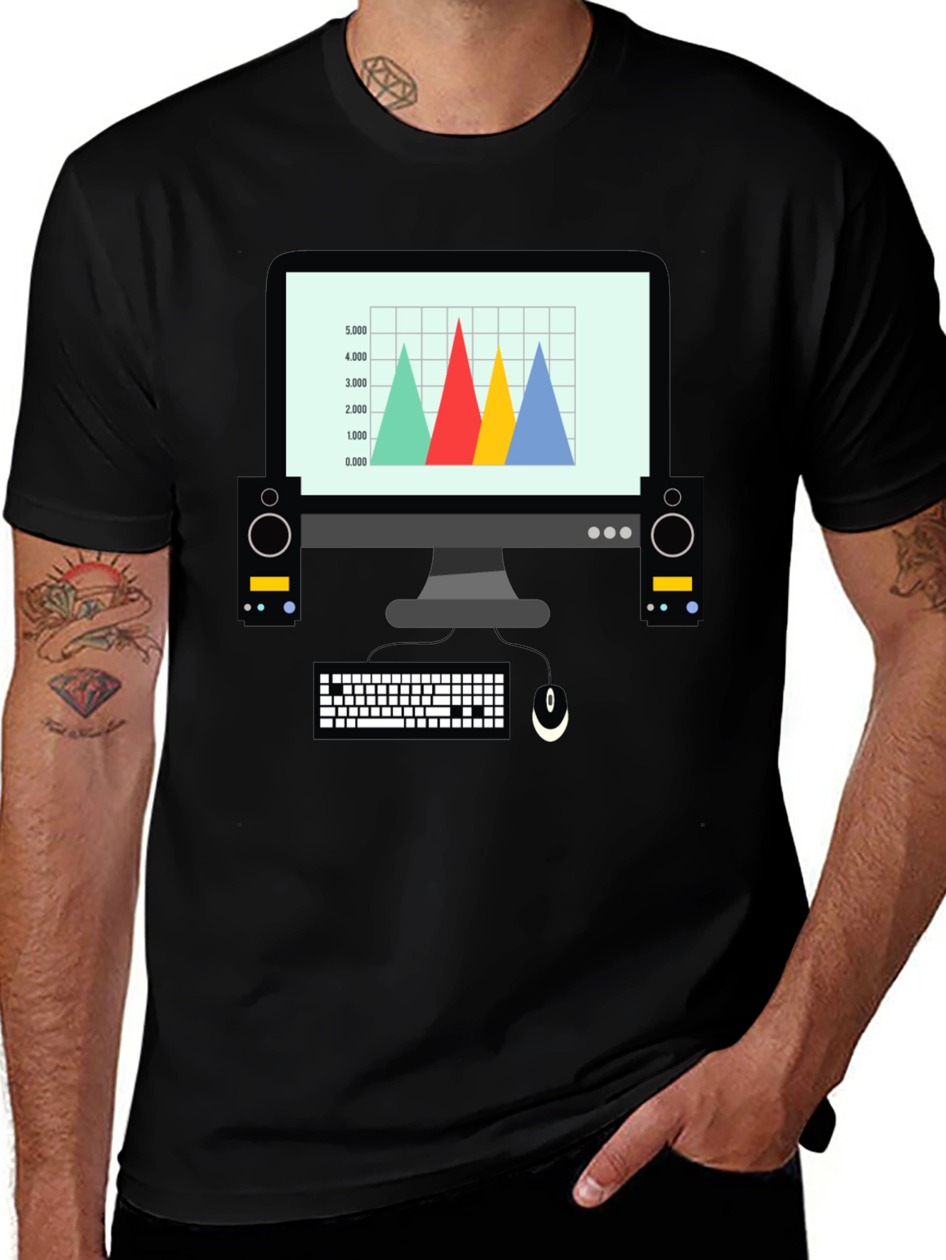 Variant 10 of Computer Graphic Tee - Funny Tech Geek T-Shirt