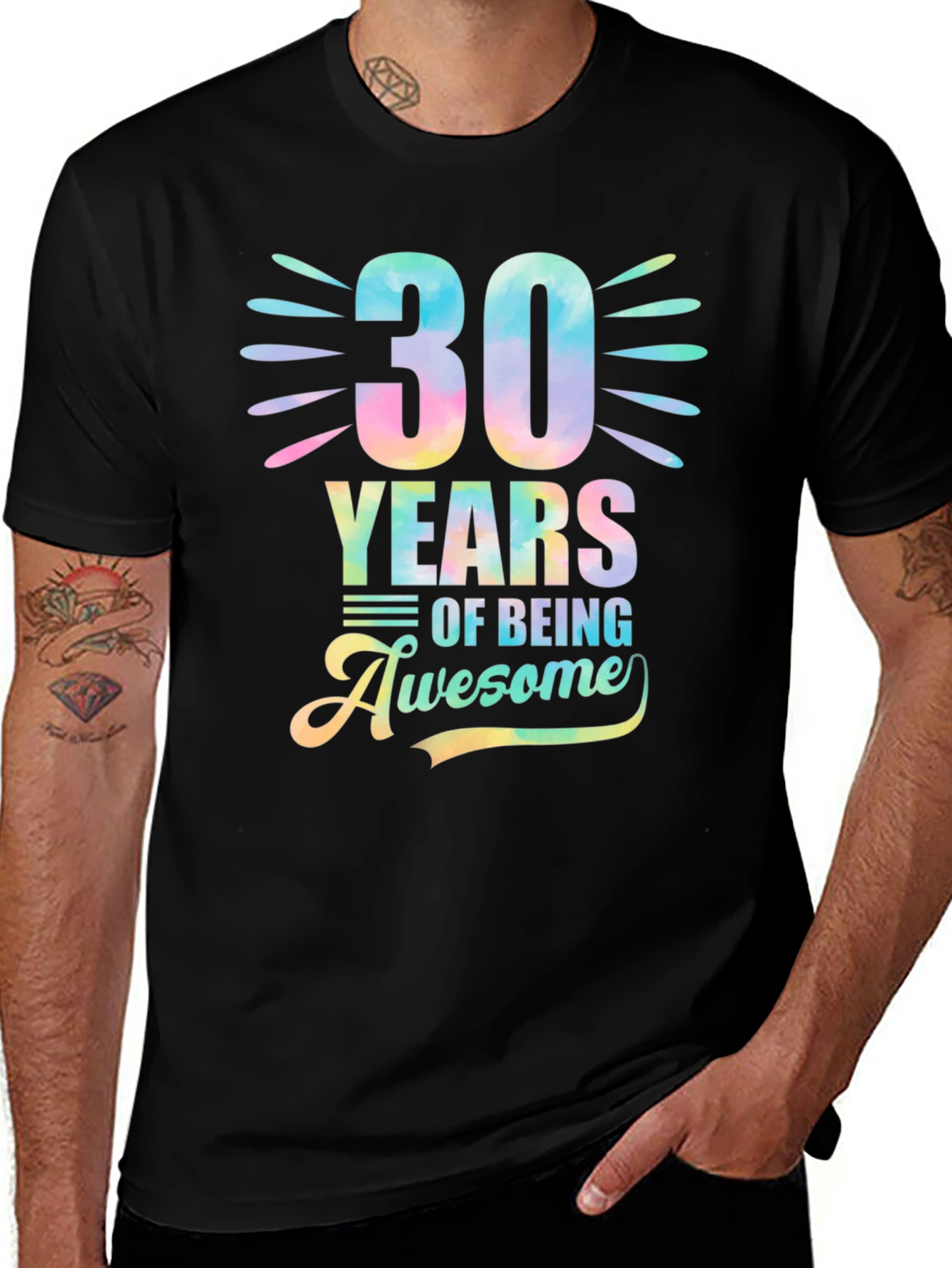 Variant 7 of 30 Years of Being Awesome T-Shirt Birthday Gift