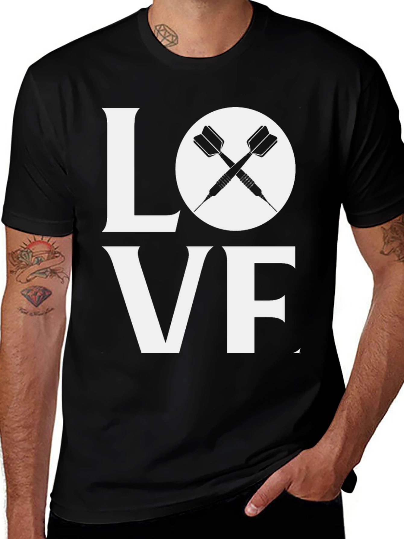 Variant 16 of Love Darts Graphic Tee - Dart Player Shirt