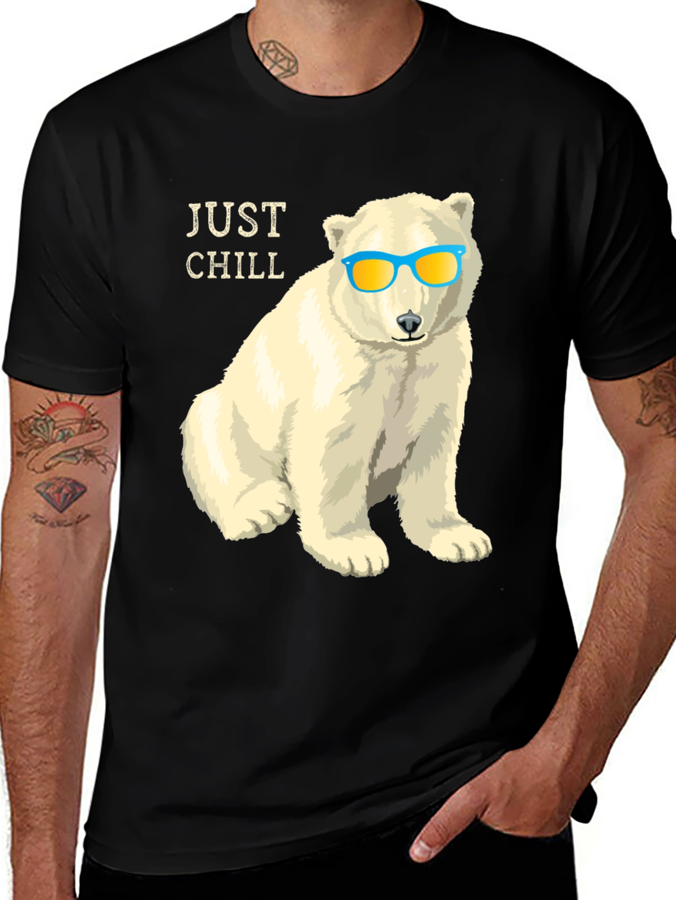 Variant 18 of Just Chill Polar Bear T-Shirt