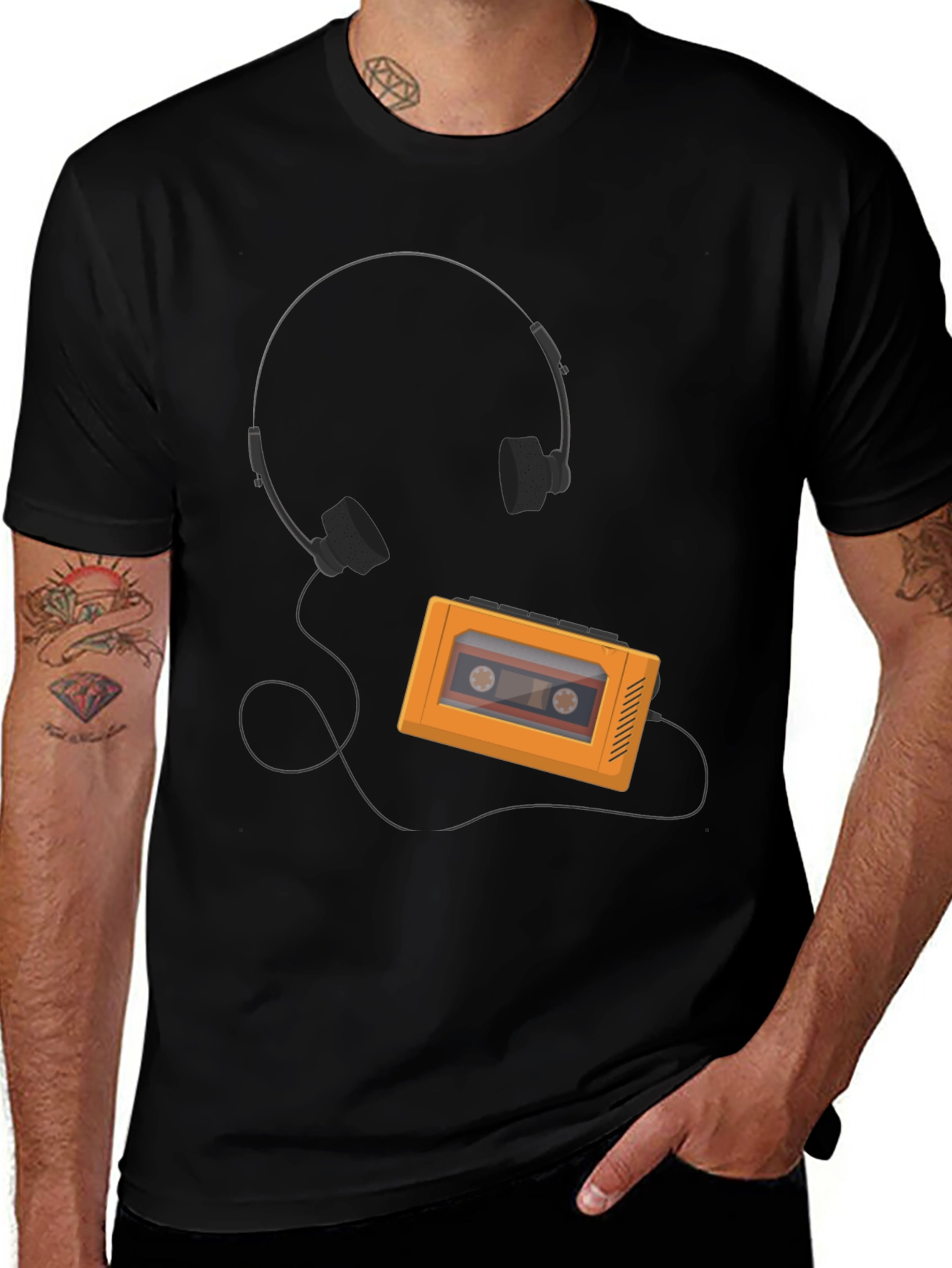 Variant 17 of Retro Walkman T-Shirt