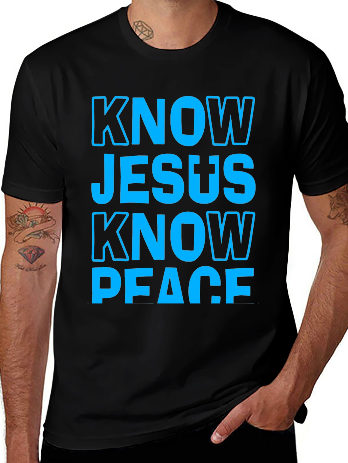 Variant 9 of Know Jesus Know Peace T-Shirt