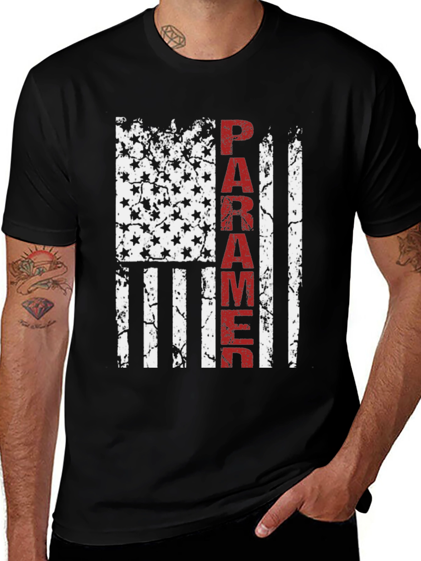 Variant 7 of Paramedic American Flag T-Shirt