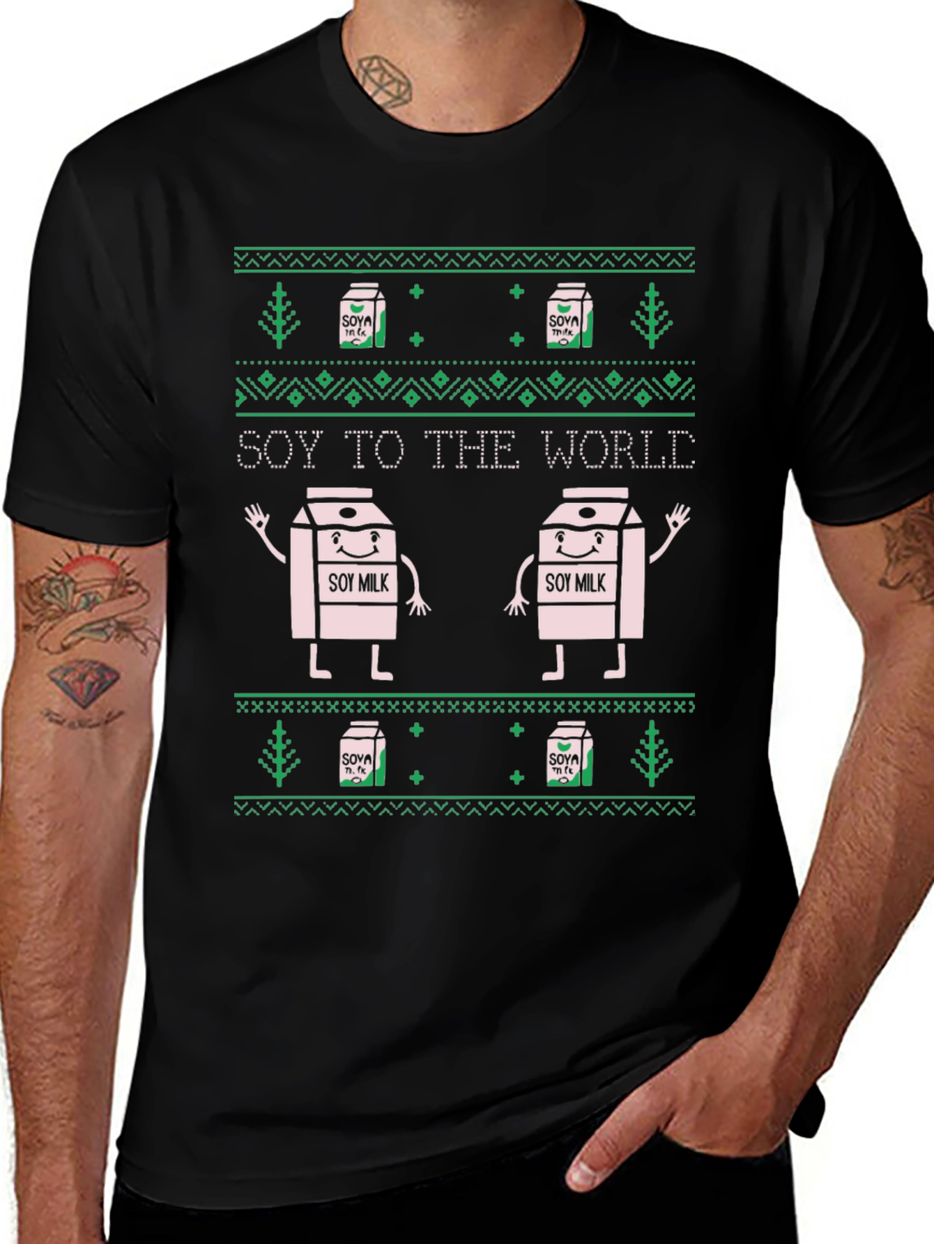 Soya to the World Christmas T-Shirt
