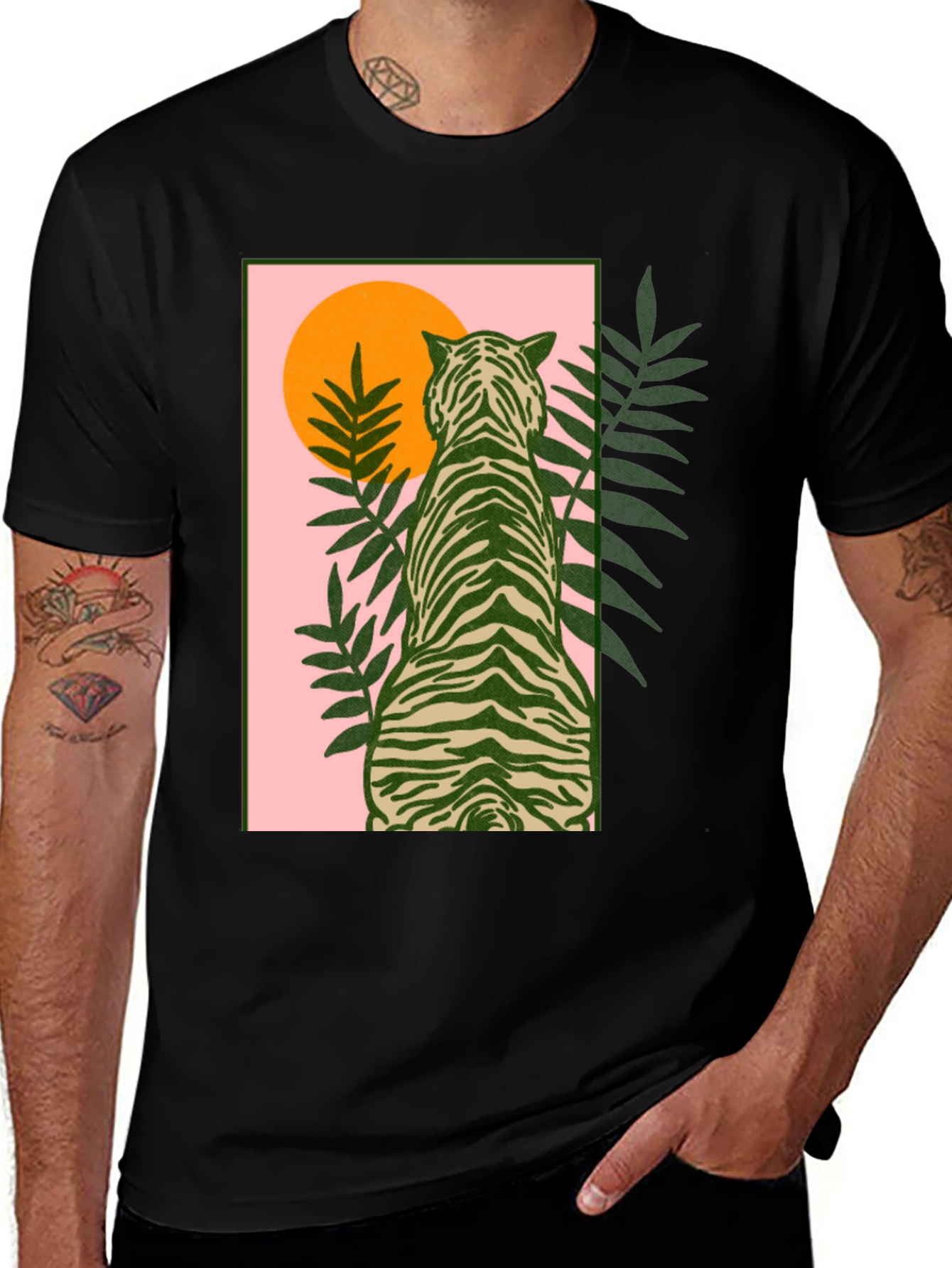 Variant 19 of Tiger Graphic T-Shirt - Stylish Print Tee