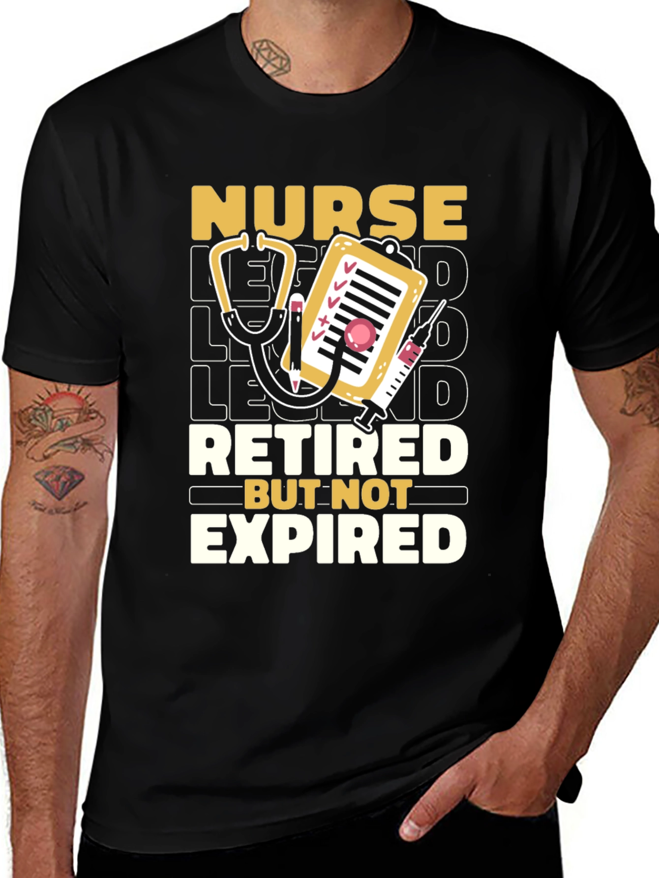 Variant 24 of Retired Nurse T-Shirt - But Not Expired!