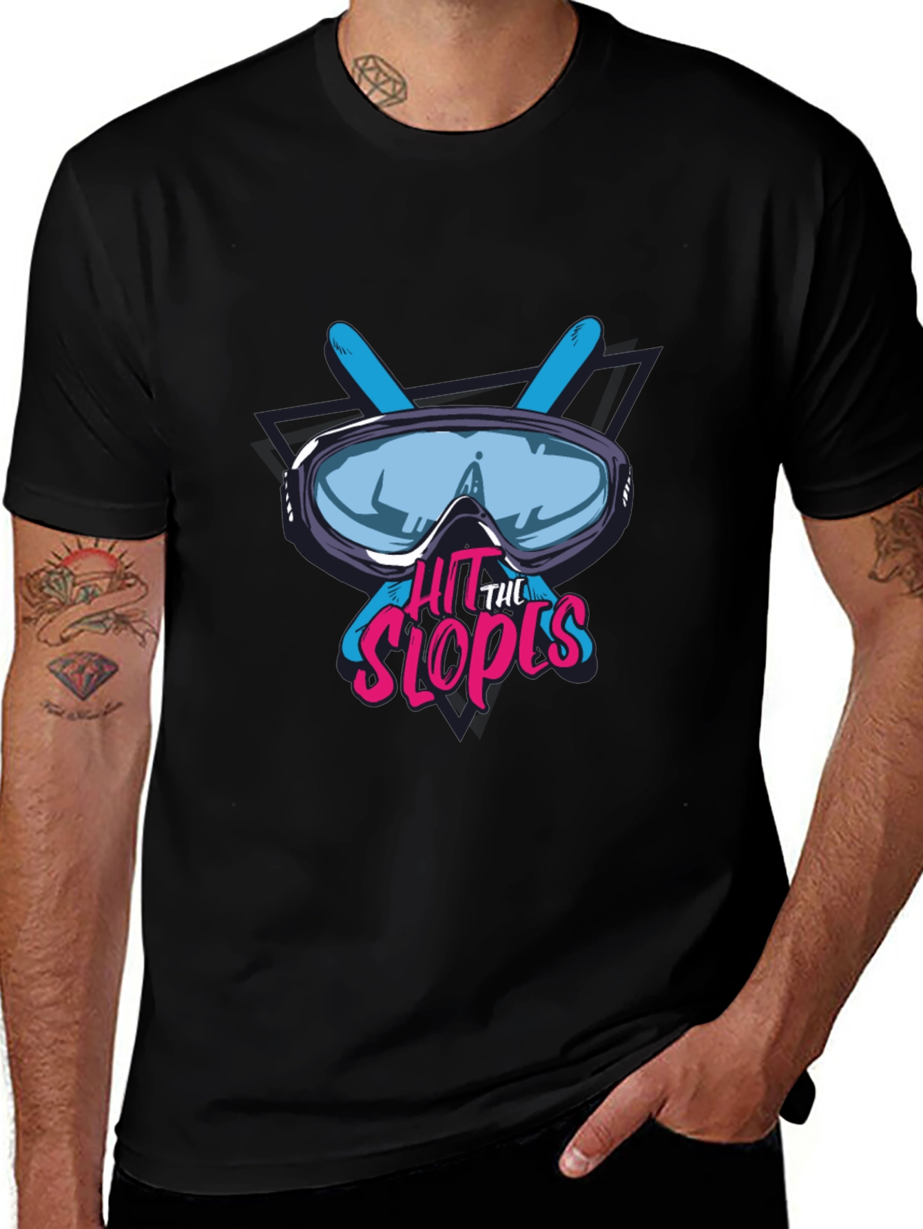 Variant 28 of Hit the Slopes Graphic Tee